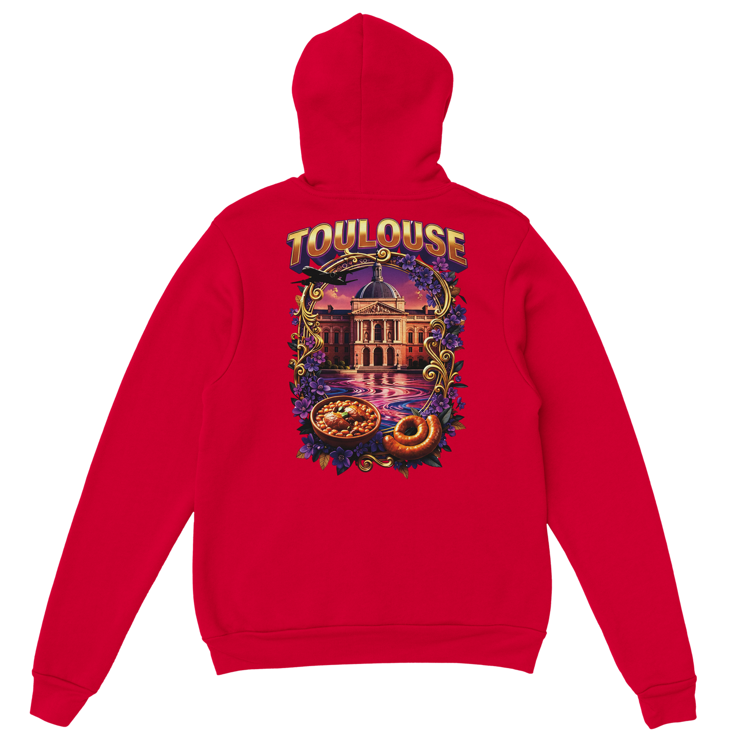 Unisex-Kapuzenpullover Toulouse Stadt Frankreich klassisch | Gildan® 18500