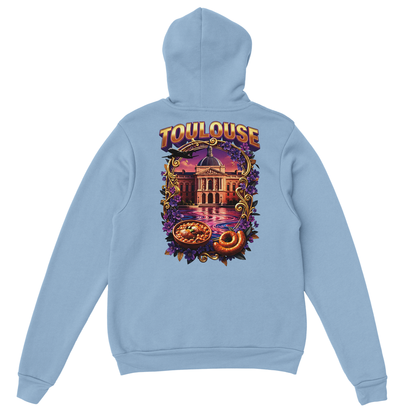 Unisex-Kapuzenpullover Toulouse Stadt Frankreich klassisch | Gildan® 18500