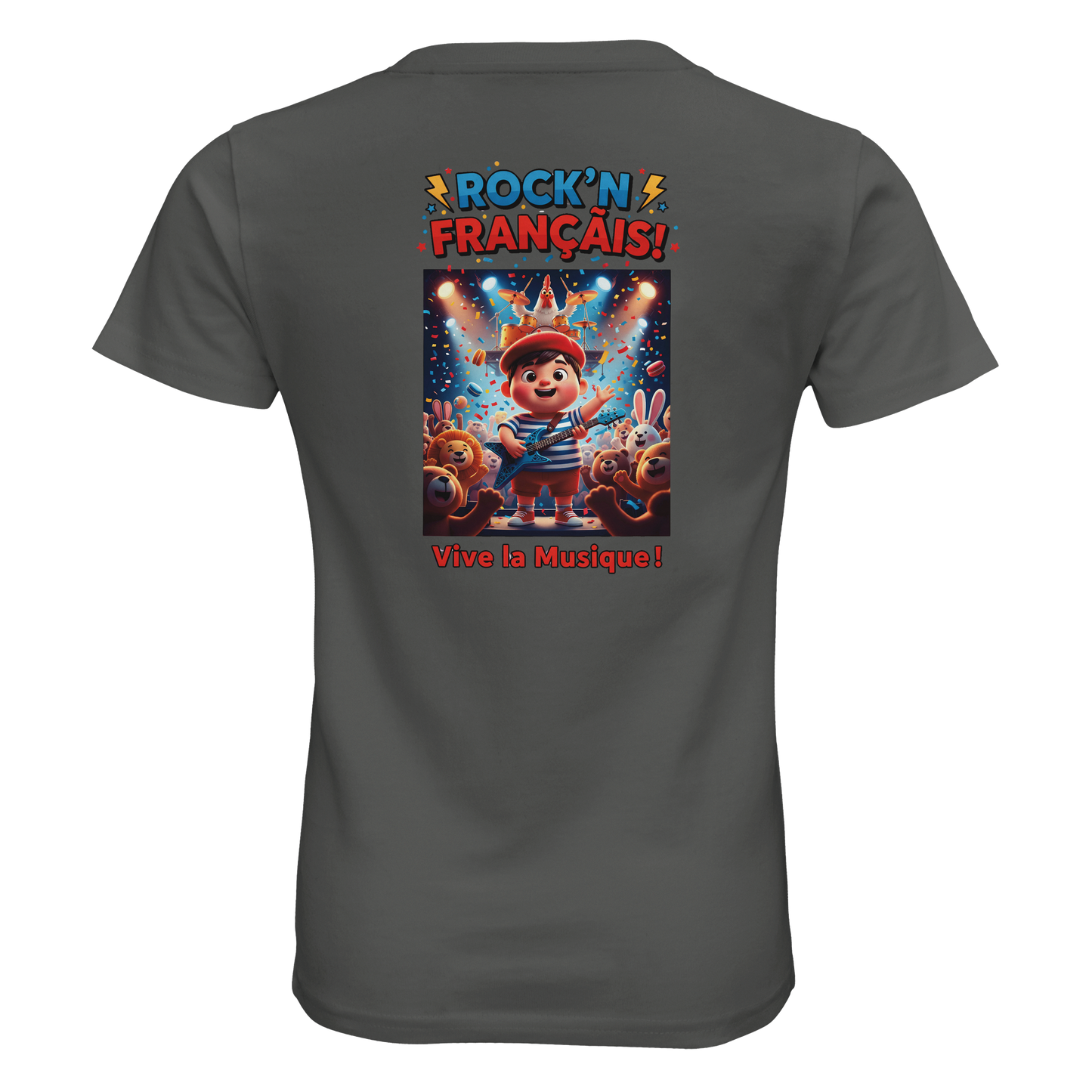 T-Shirt Junge Rock'n Français Bio tailliert | SOL'S Pioneer Kids 03578