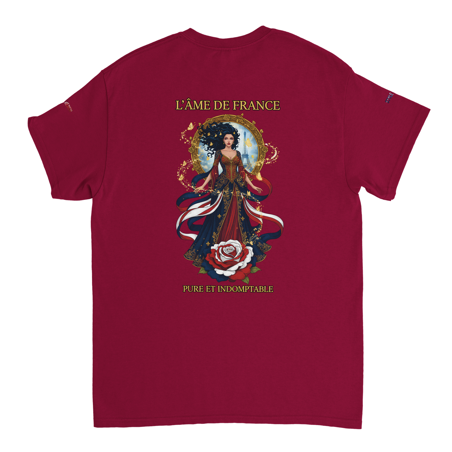 Women's T-shirt The Soul of France French Style Heavyweight Crewneck | Gildan® 5000