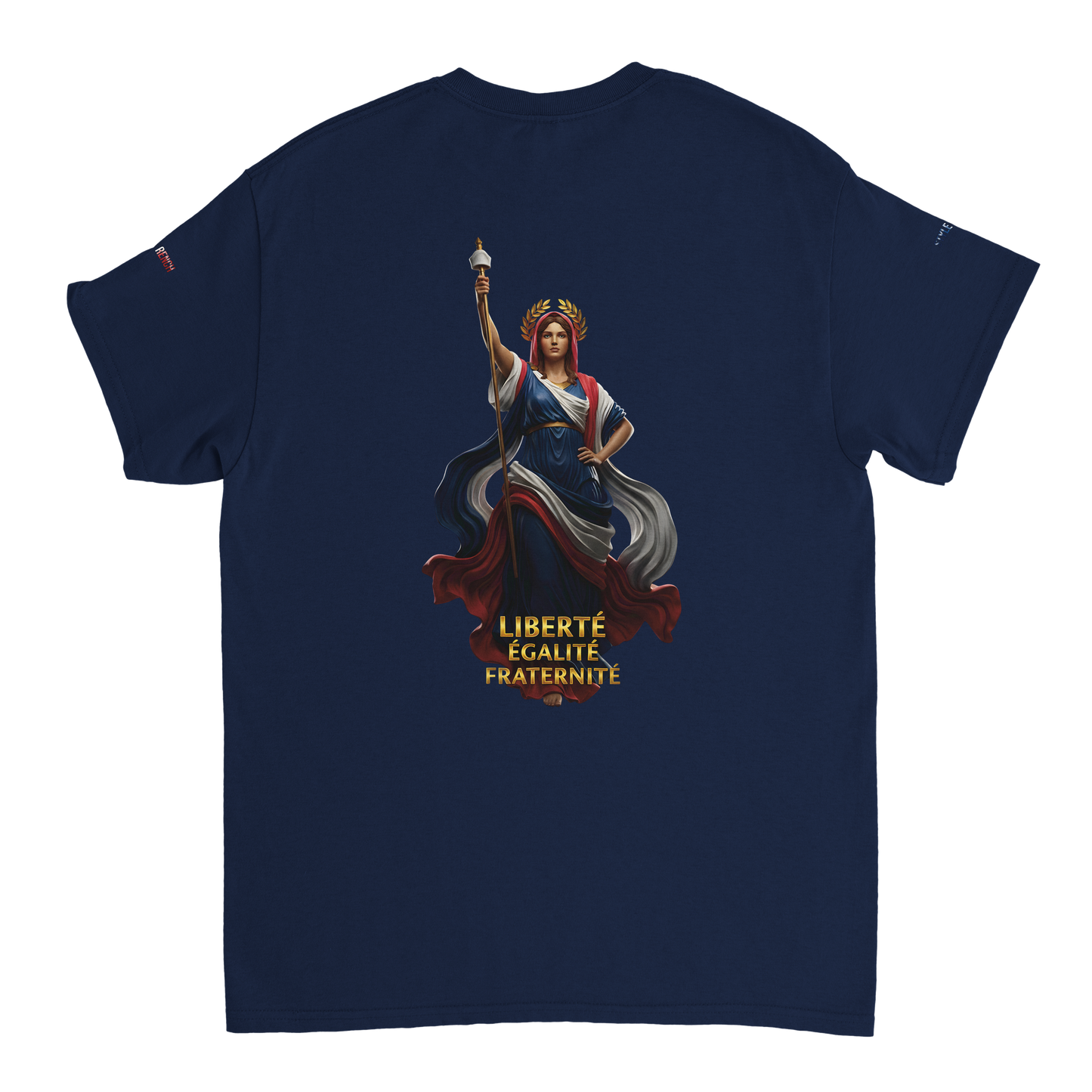 T-Shirt femme  France Patriote   - Coton Premium - Coupe Classique