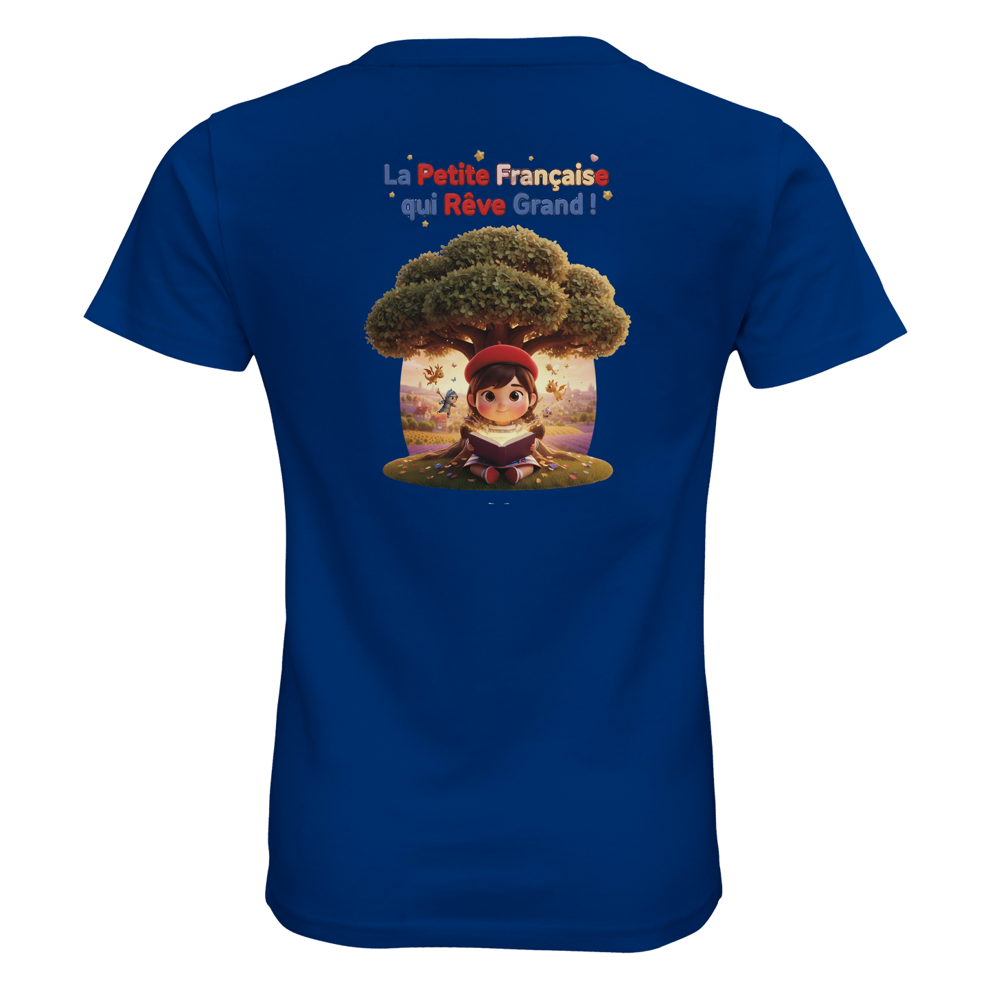 T-Shirt Mädchen French Style die kleine Französin, die groß träumt bio tailliert | SOL'S Pioneer Kids 03578