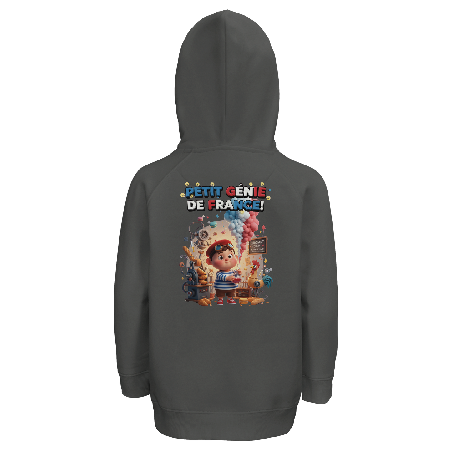 Kapuzenpullover für Jungen „Kleines Genie“ Französisch bio | SOL'S Stellar Kids 03576