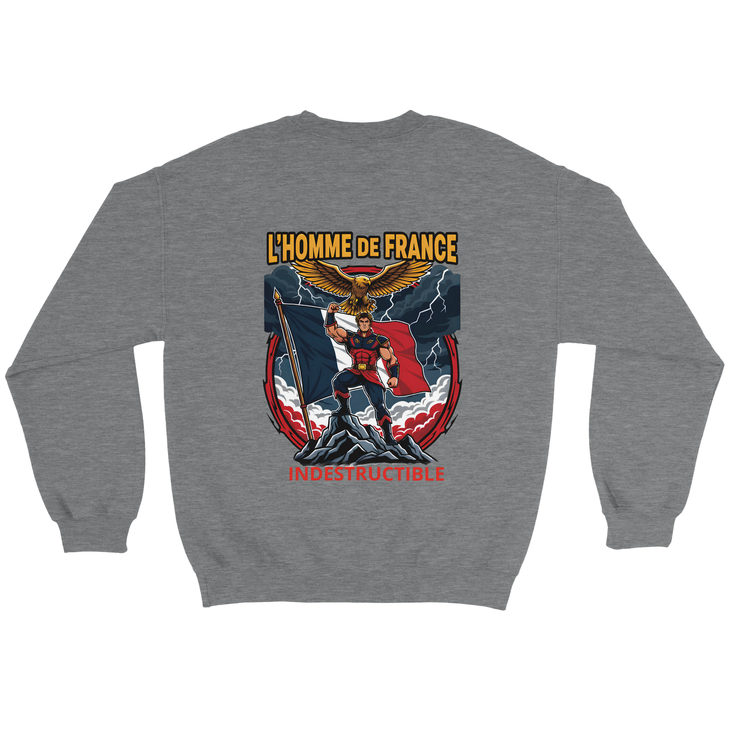 Men's French Classic Crewneck Sweatshirt | Gildan® 18000