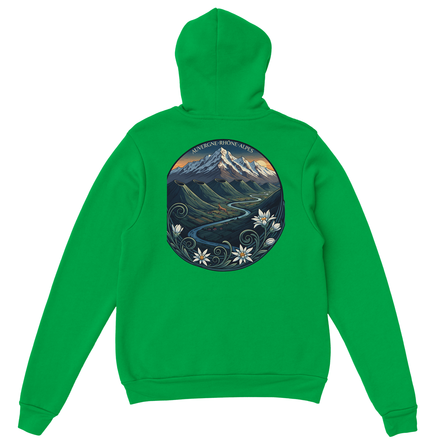 Klassischer Unisex-Kapuzenpullover Auvergne-Rhône-Alpes | Gildan® 18500