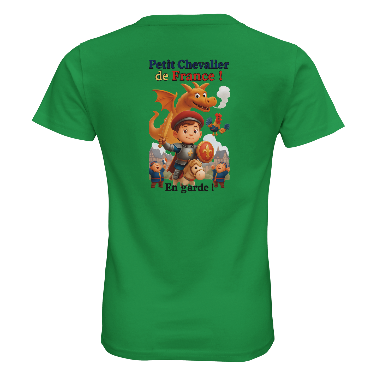 T-Shirt Jungen kleiner Ritter Frankreichs, aus Bio-Baumwolle, schmal geschnitten | SOL'S Pioneer Kids 03578