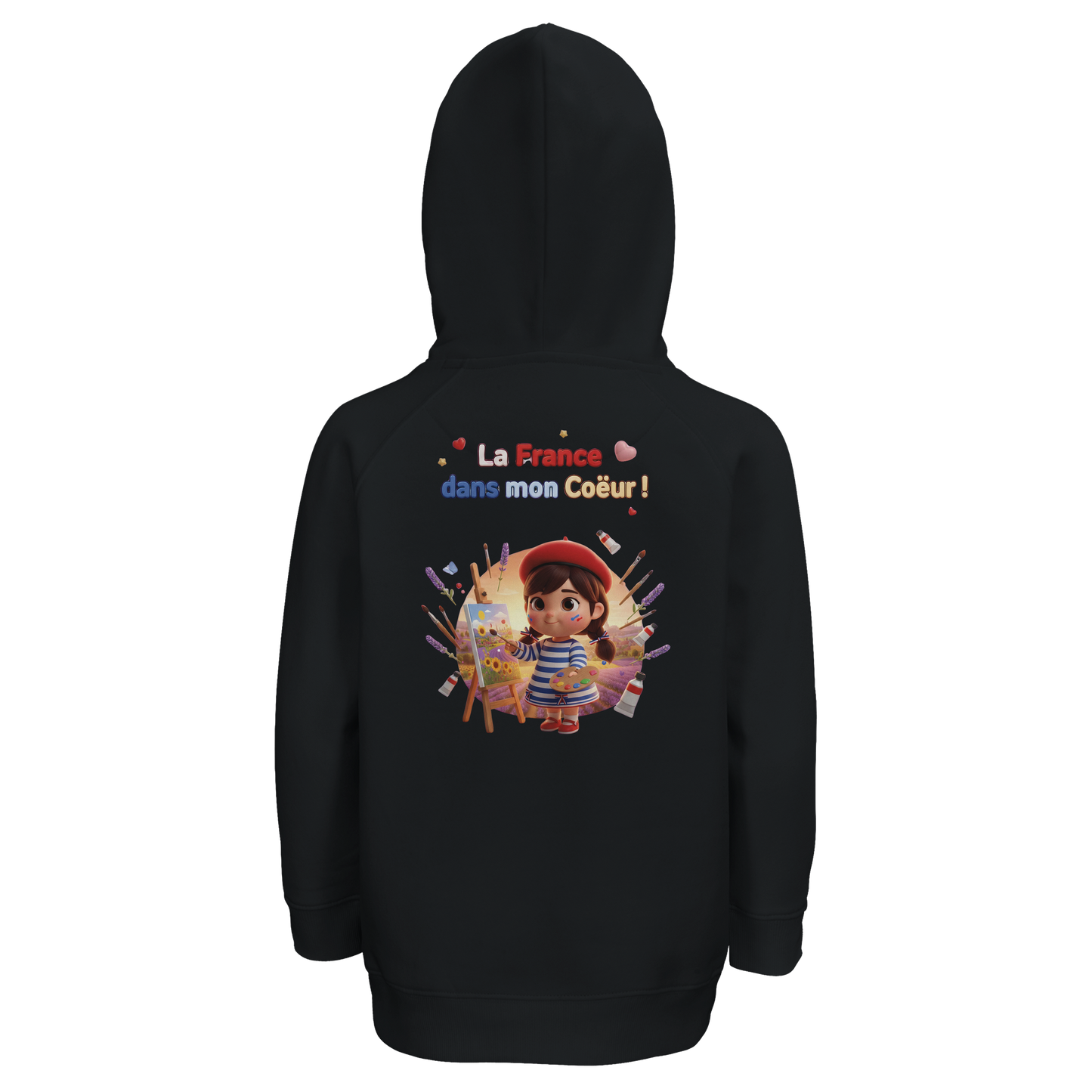 Mädchen-Kapuzenpullover style-French la France dans mon cœur Bio | SOL'S Stellar Kids 03576