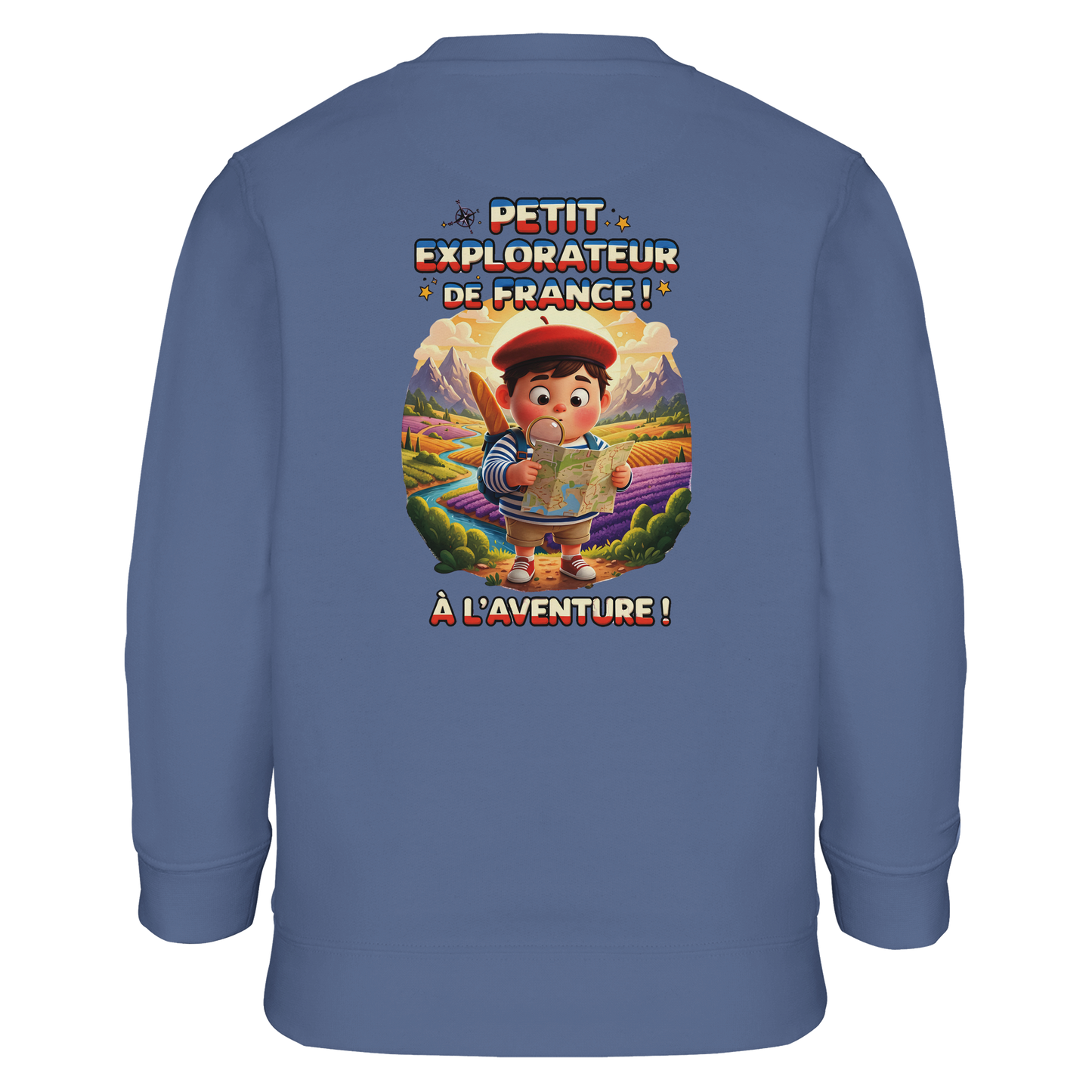 Boy's Little Explorer sweatshirt, French style, recycled blend | SOL'S Columbia Kids 04239