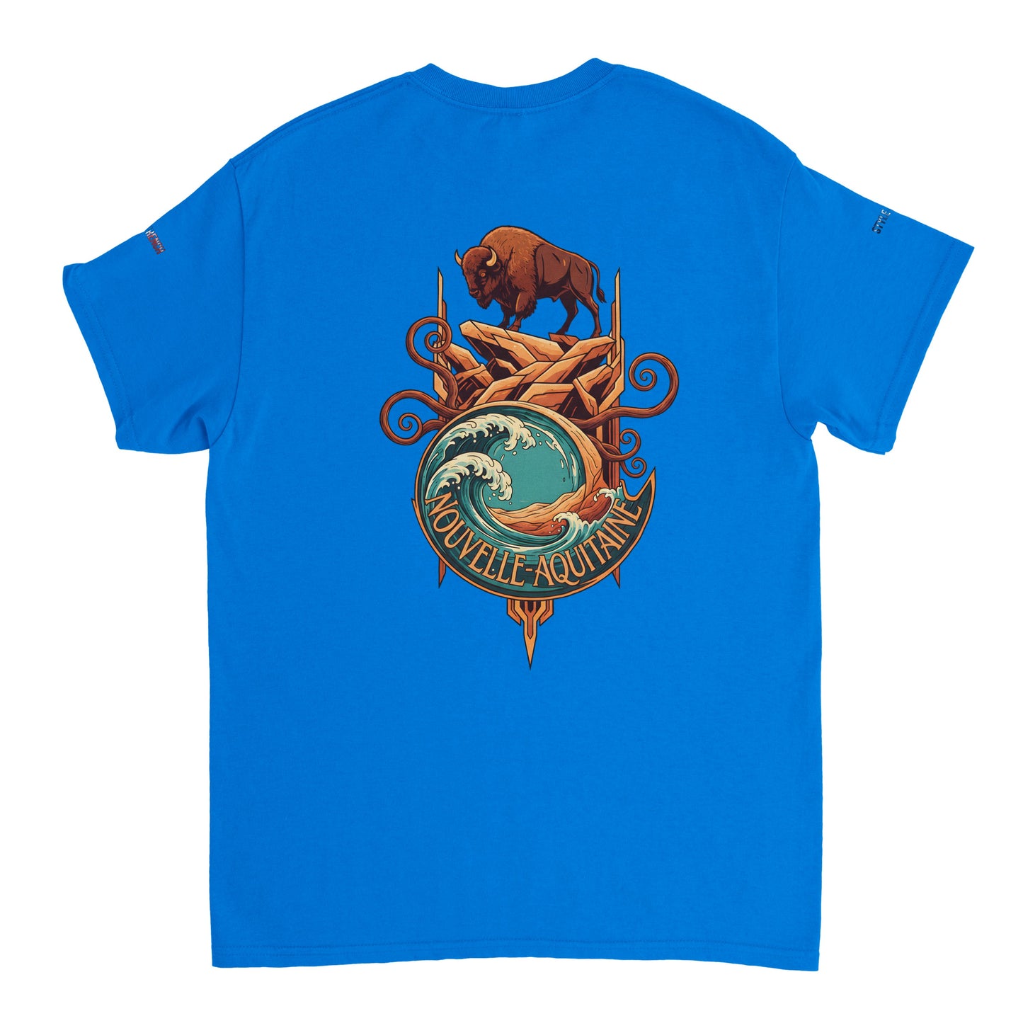 T-Shirt Neu-Aquitanien, dick, Rundhalsausschnitt | Gildan® 5000