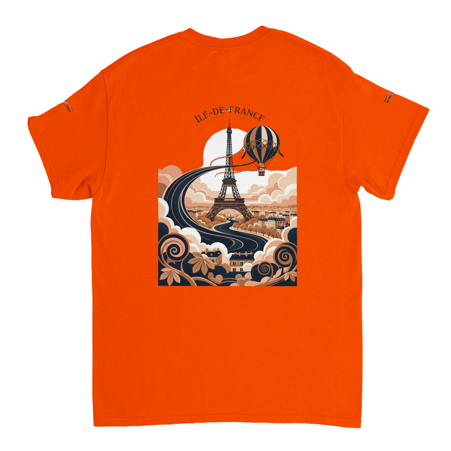 Unisex T-Shirt Île-de-France dick rundhals | Gildan® 5000