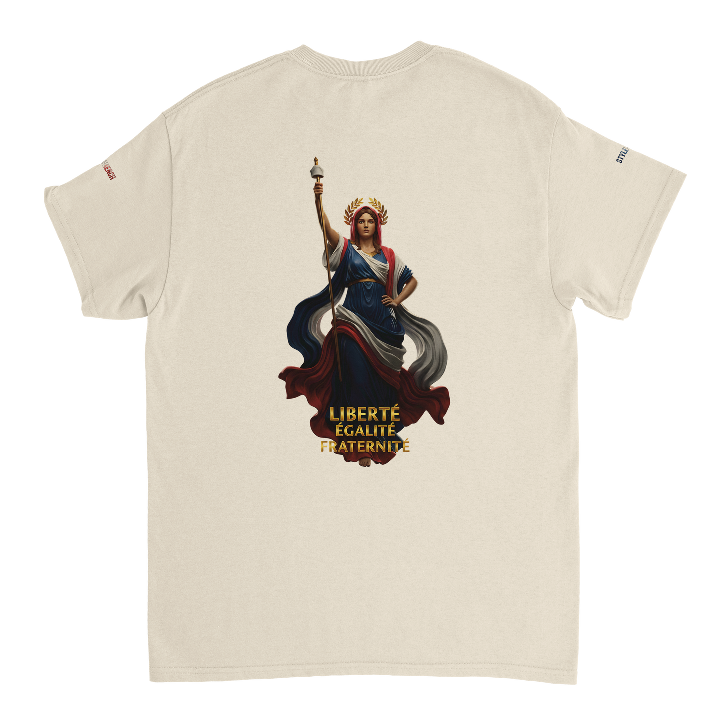 T-Shirt femme  France Patriote   - Coton Premium - Coupe Classique