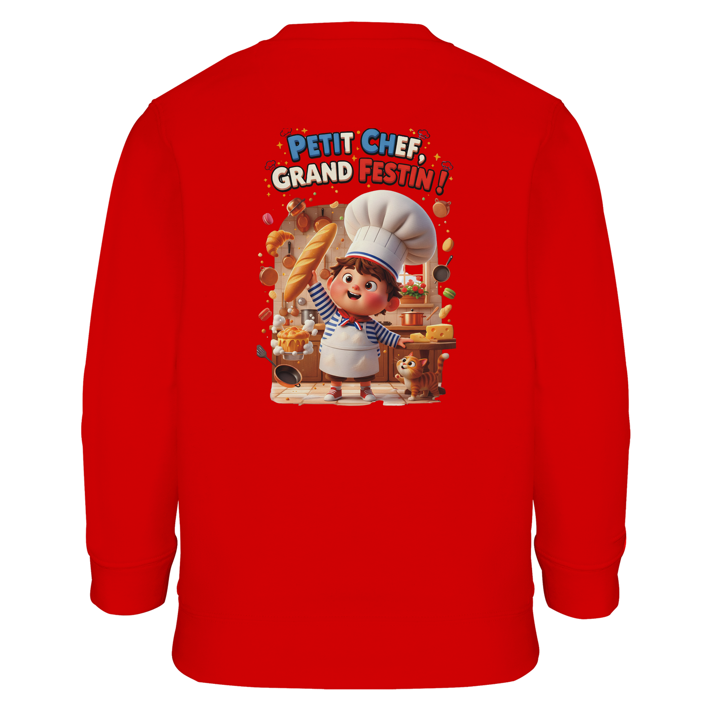 Boys' Little Chef Big Feast Recycled Blend Sweatshirt | SOL'S Columbia Kids 04239