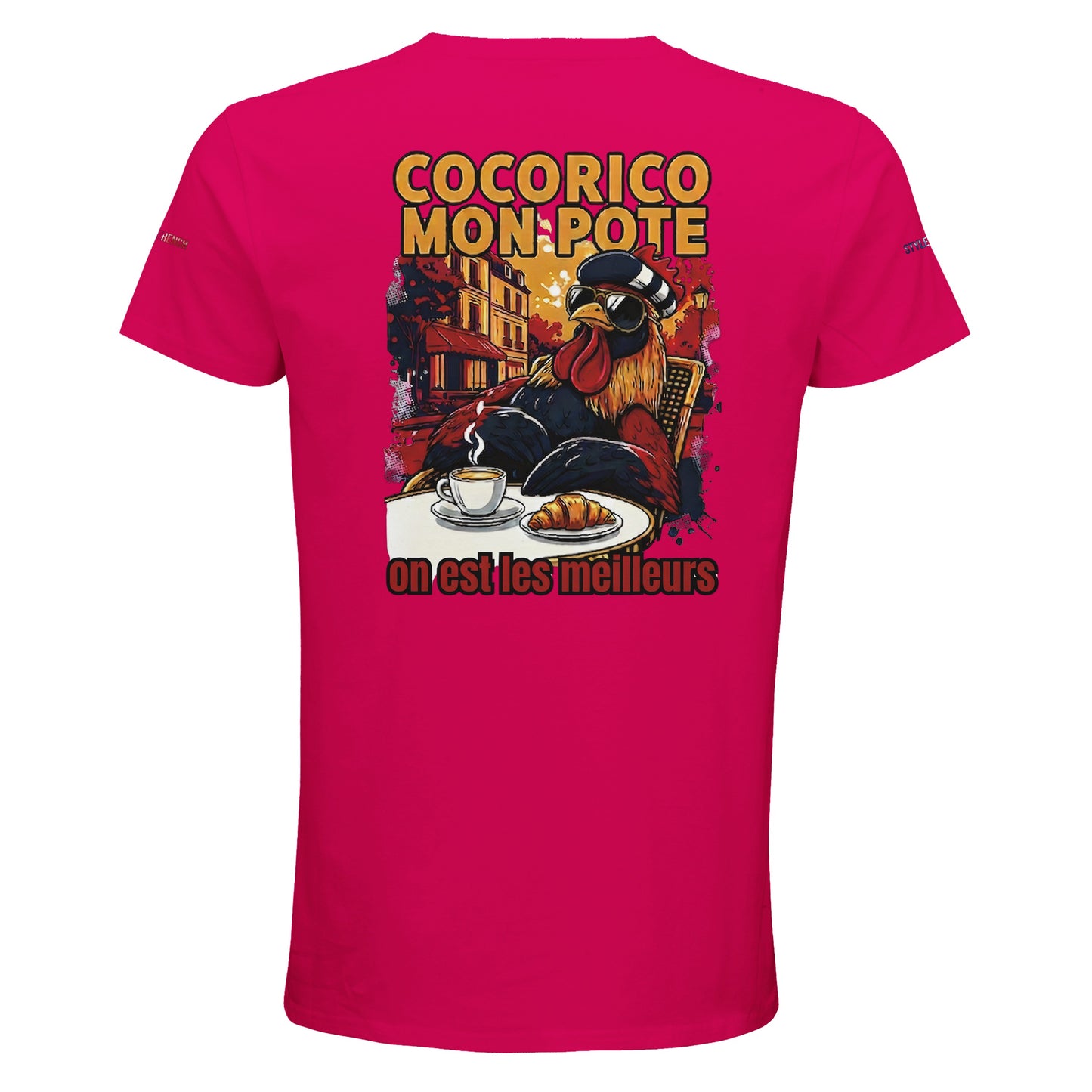 T-Shirt Cocorico Wir sind die Besten  Herren French Style  Bio Fitted | SOL'S Pioneer Men 03565
