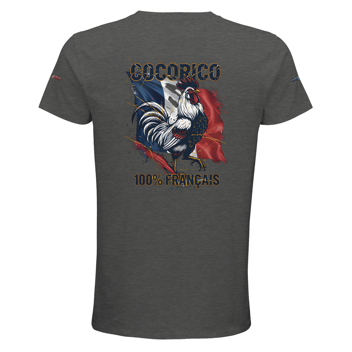 T-Shirt cocorico Herren French-Style Bio, tailliert | SOL'S Pioneer Men 03565