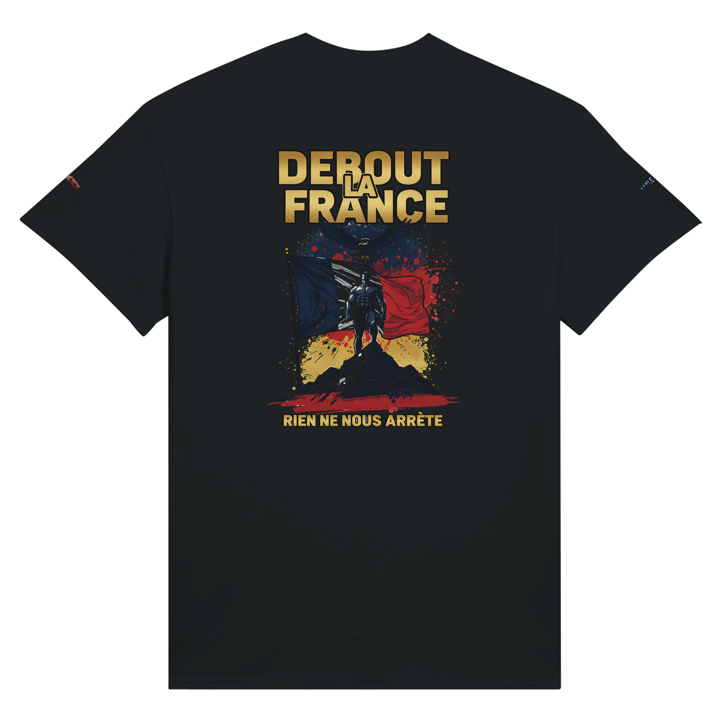 T-Shirt "Debout la France" | Rundhalsausschnitt aus ultra Baumwolle | Gildan 2000