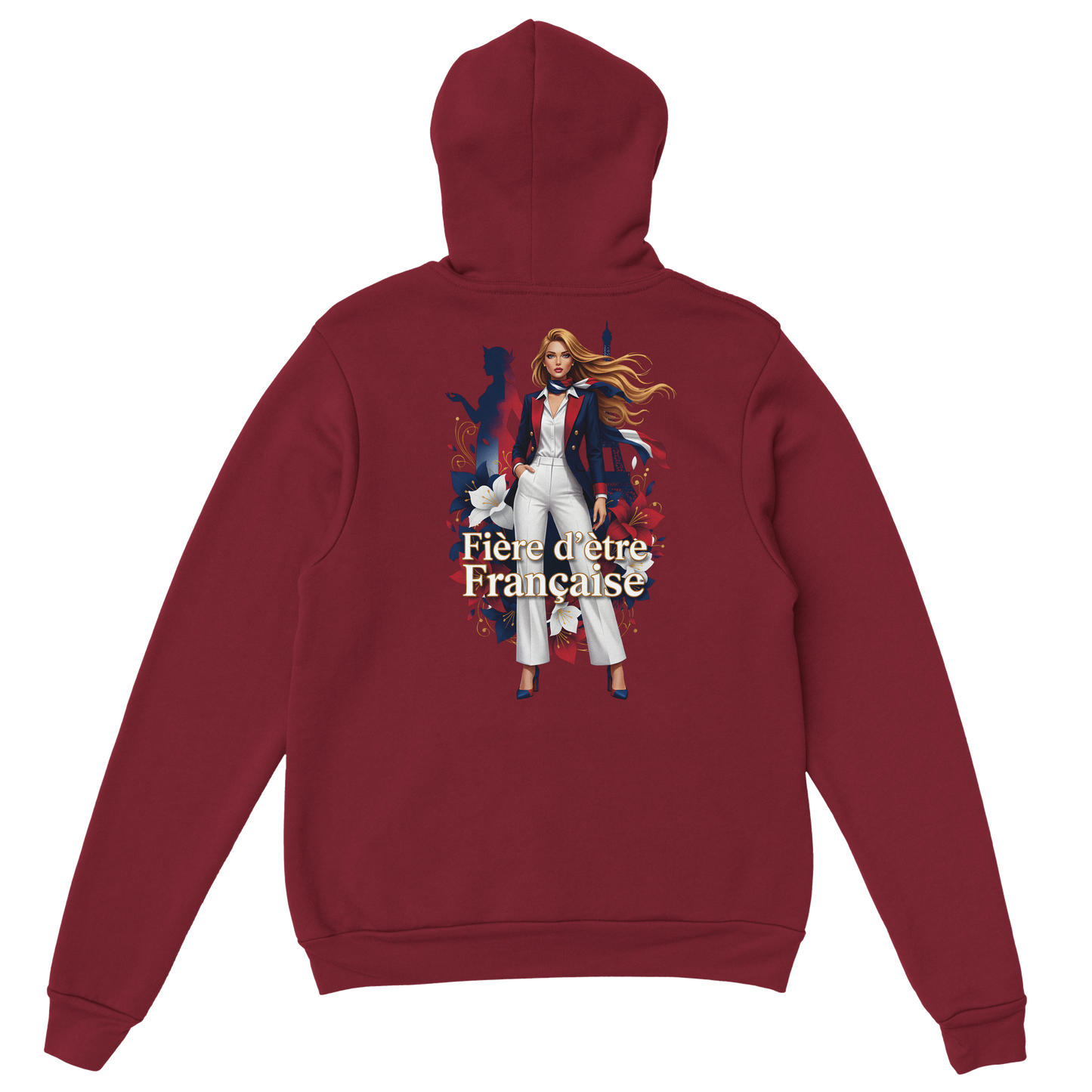 Sweat à capuche fière d'être française   – Doux, chaud et confortable pour l'hiver