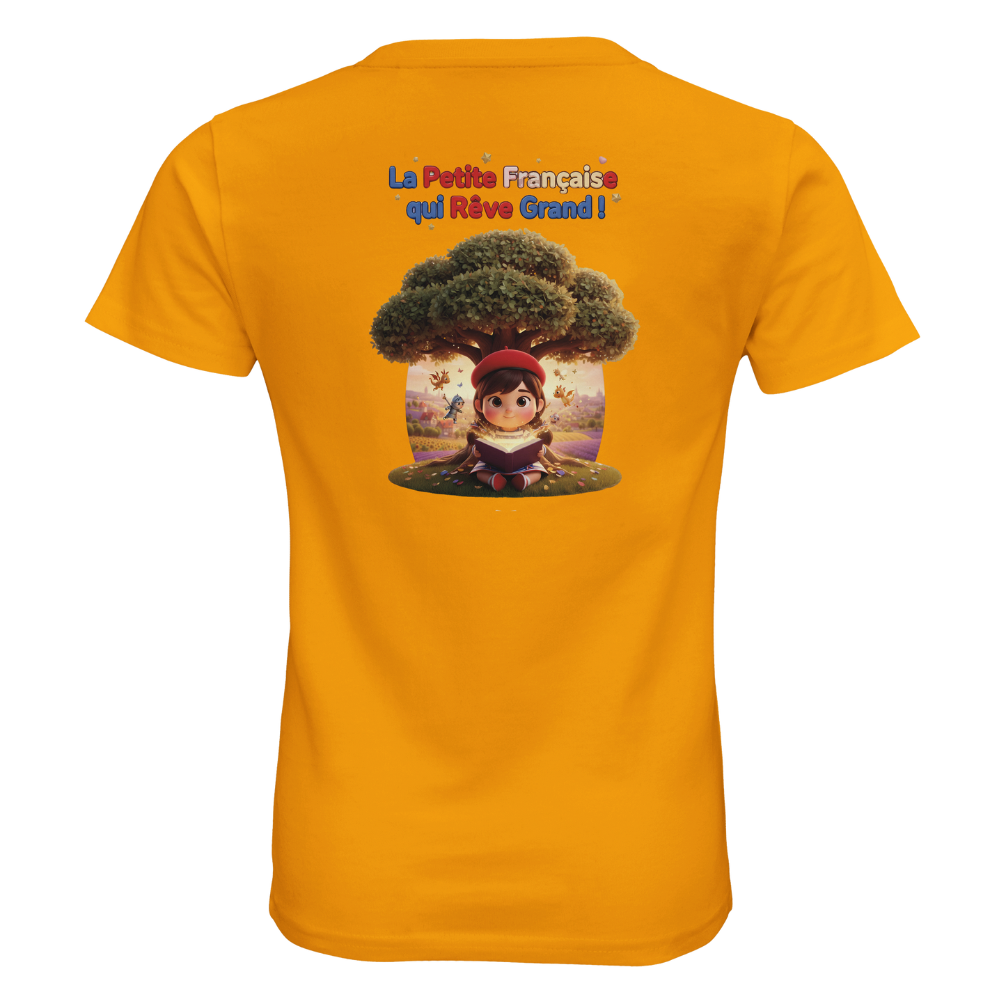 T-Shirt Mädchen French Style die kleine Französin, die groß träumt bio tailliert | SOL'S Pioneer Kids 03578