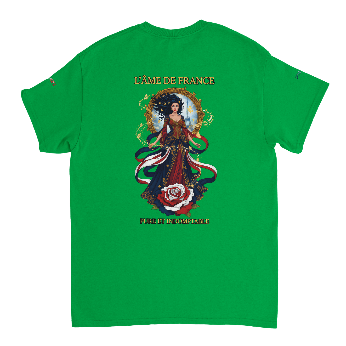 Women's T-shirt The Soul of France French Style Heavyweight Crewneck | Gildan® 5000