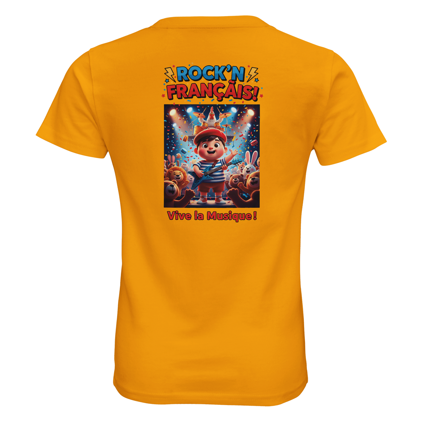 T-Shirt Junge Rock'n Français Bio tailliert | SOL'S Pioneer Kids 03578
