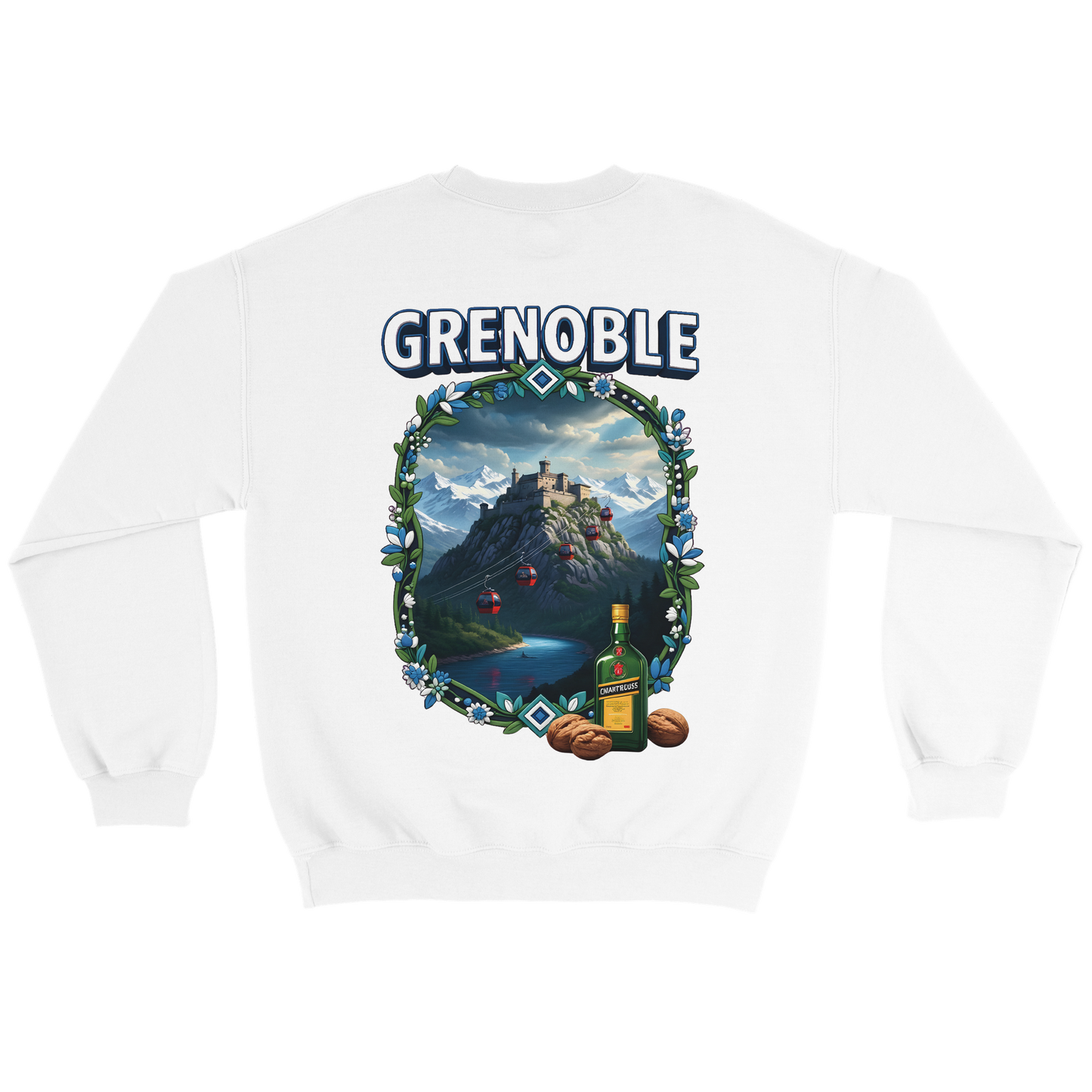 Grenoble city of France classic unisex crewneck sweatshirt | Gildan® 18000