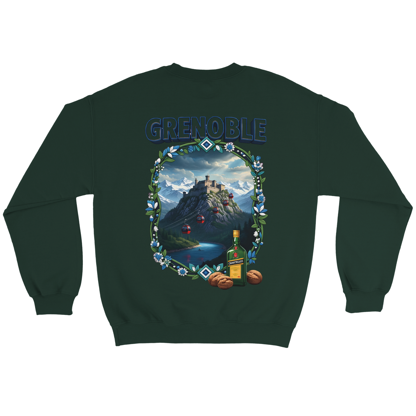 Grenoble city of France classic unisex crewneck sweatshirt | Gildan® 18000