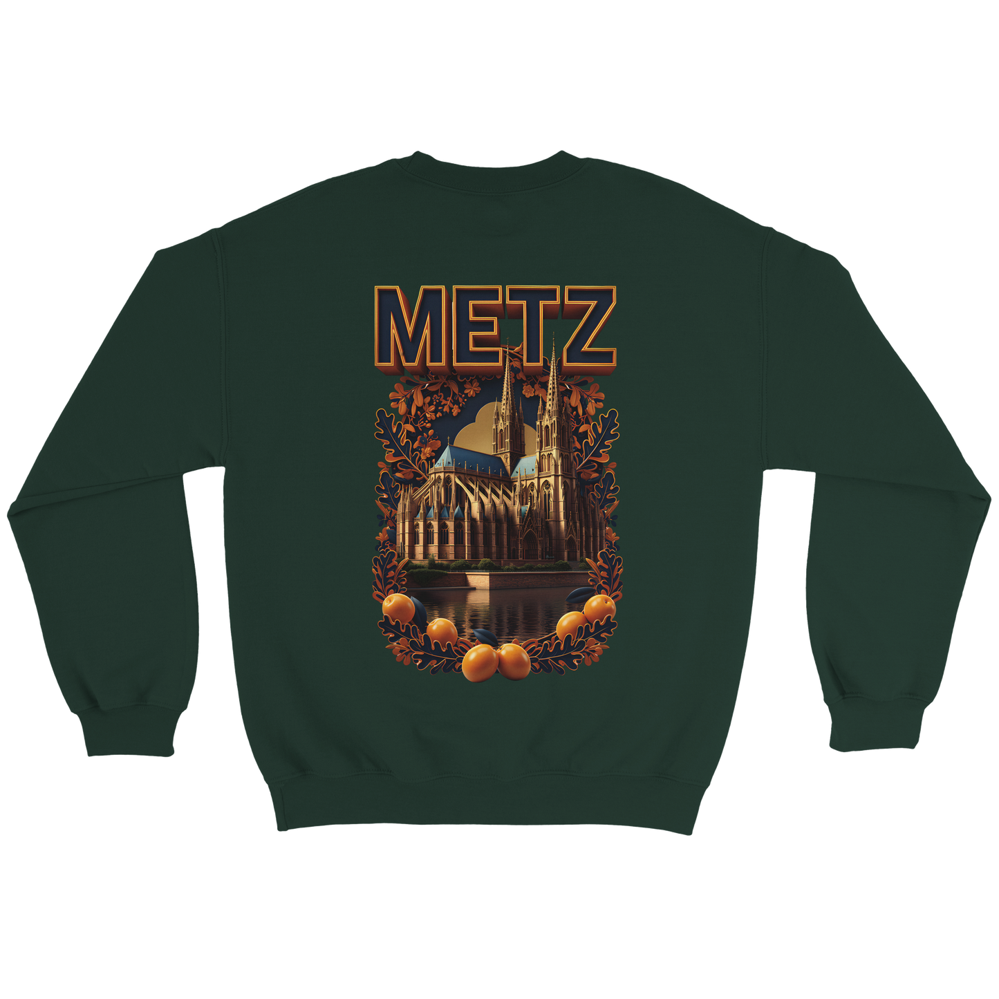 Unisex Sweatshirt Metz France City Classic Crewneck | Gildan® 18000