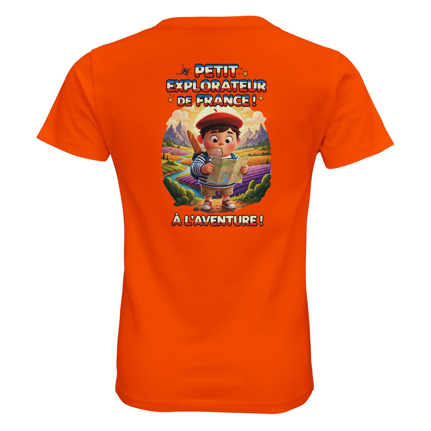Organic fitted "Little Explorer" boy's T-shirt | SOL'S Pioneer Kids 03578
