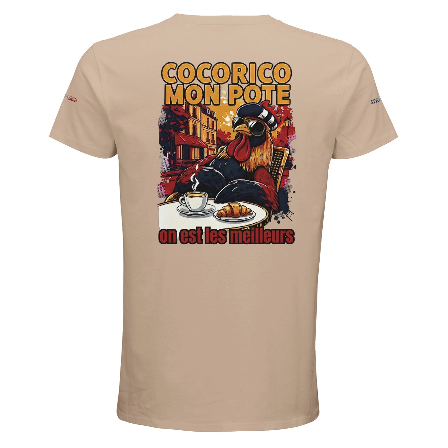 T-Shirt Cocorico Wir sind die Besten  Herren French Style  Bio Fitted | SOL'S Pioneer Men 03565