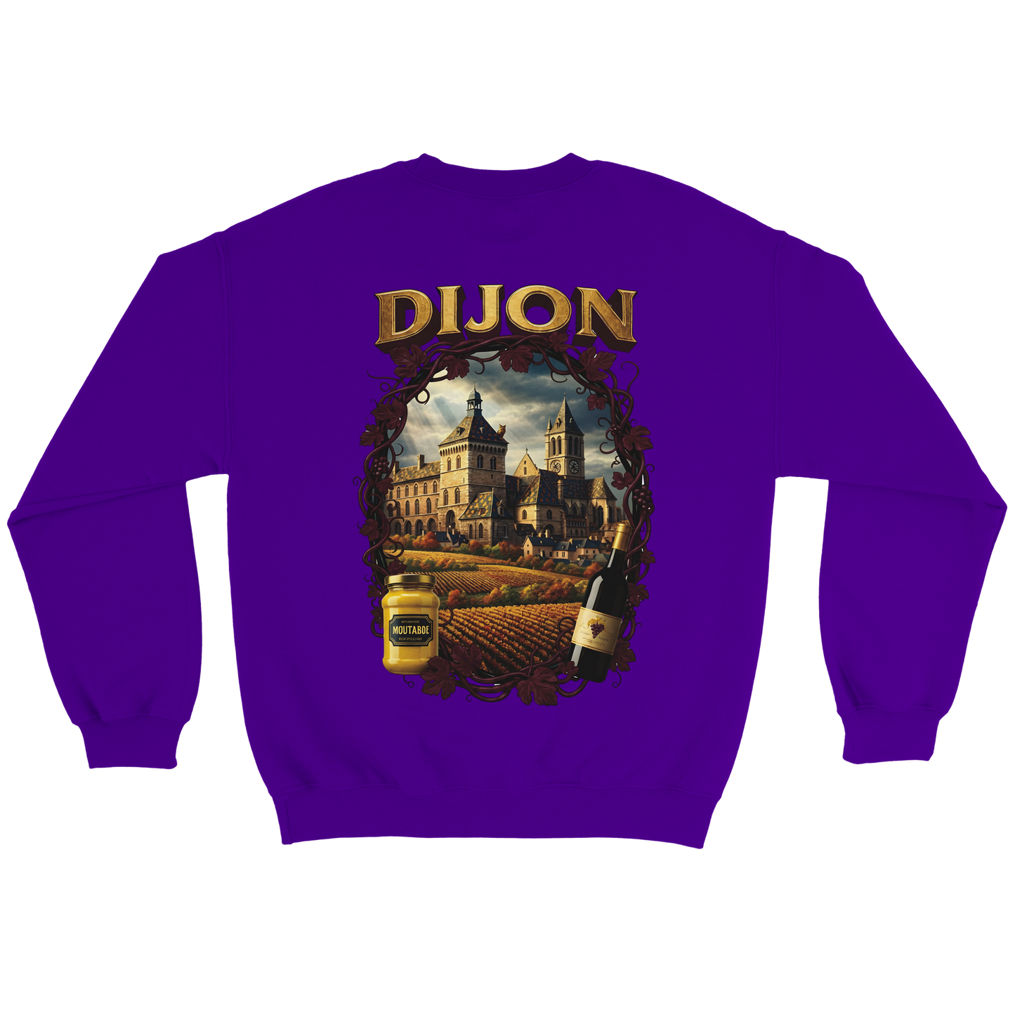 Unisex-Sweatshirt Dijon, Frankreich klassisch Rundhals | Gildan® 18000