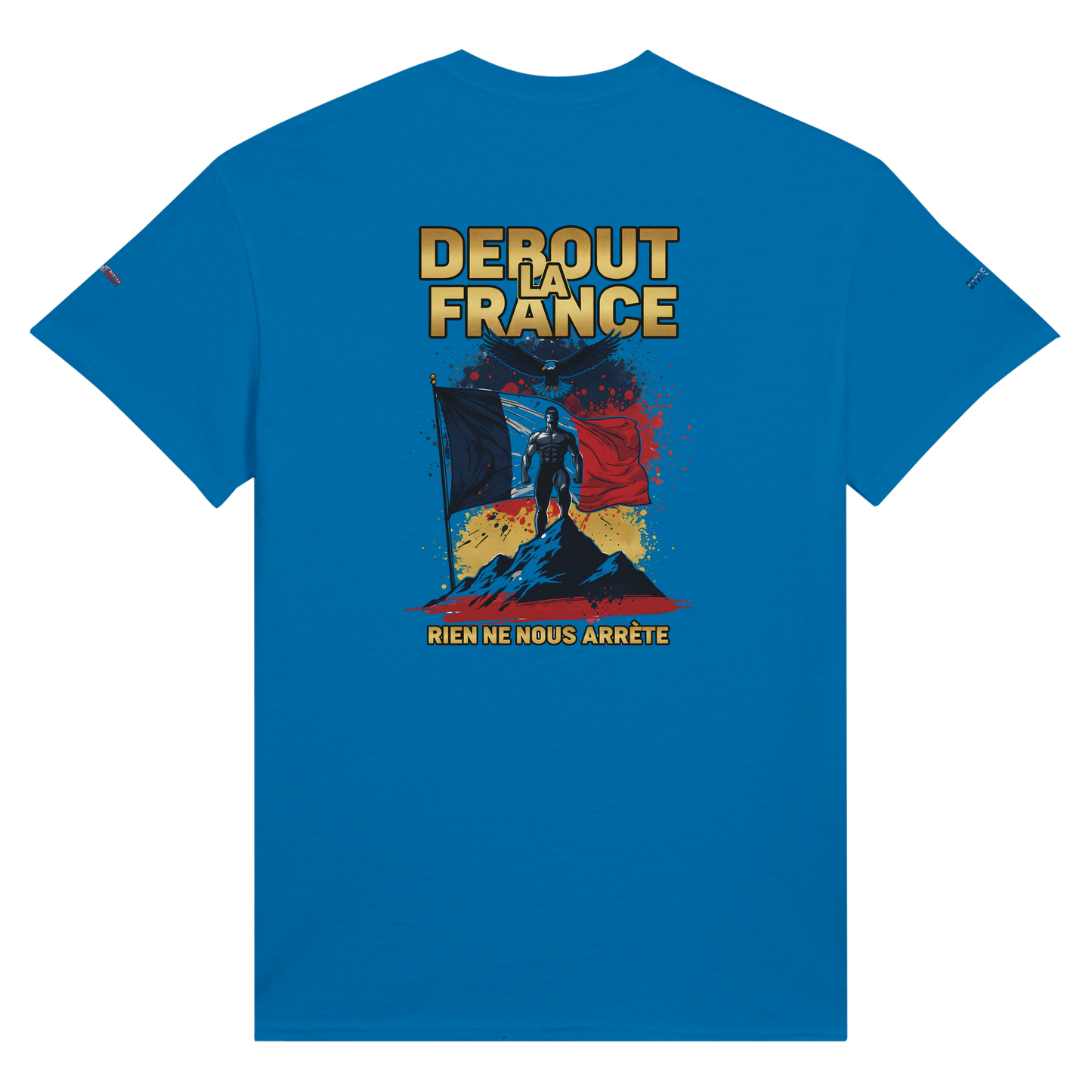 T-Shirt "Debout la France" | Rundhalsausschnitt aus ultra Baumwolle | Gildan 2000