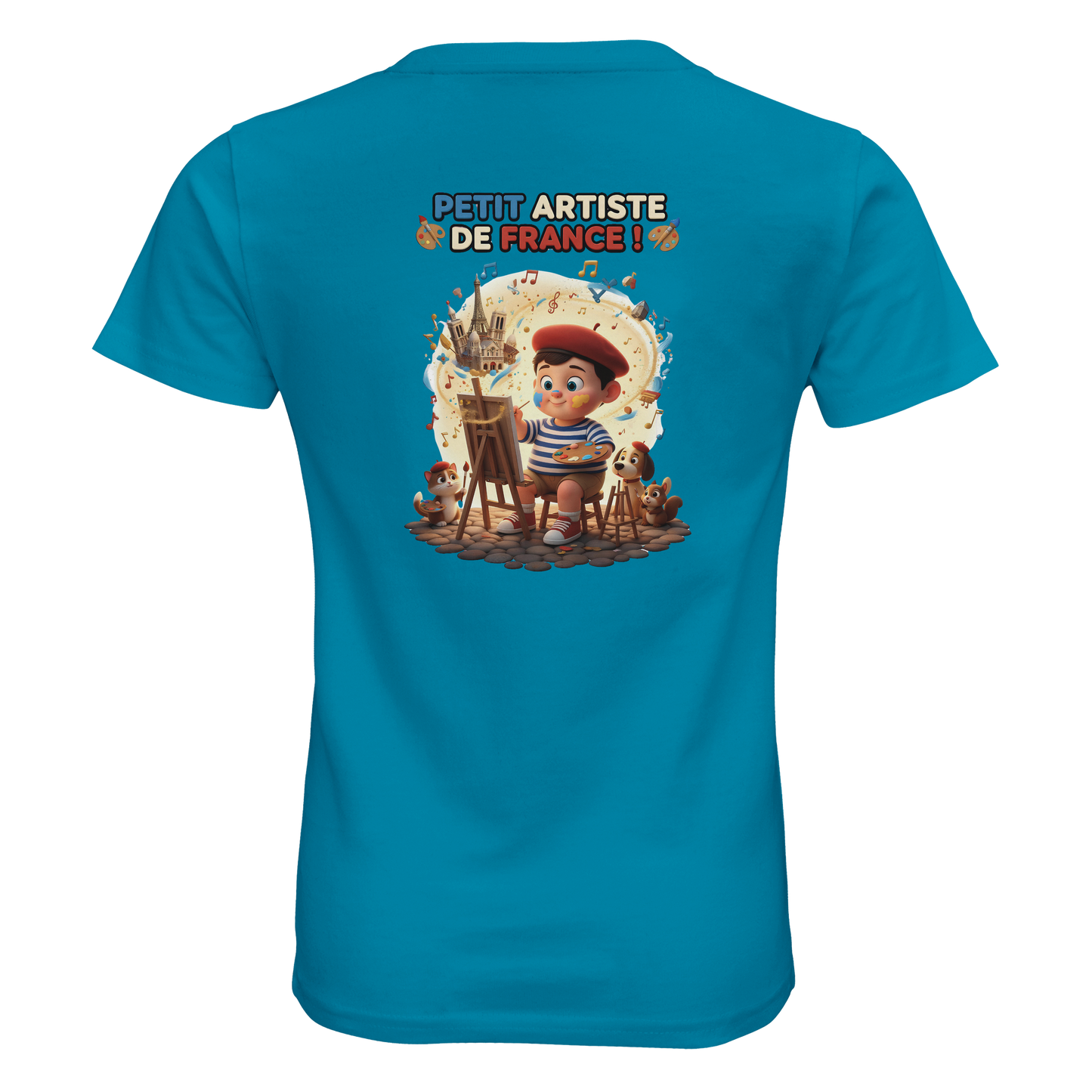 T-Shirt Junge kleiner Künstler aus Frankreich | SOL'S Pioneer Kids 03578