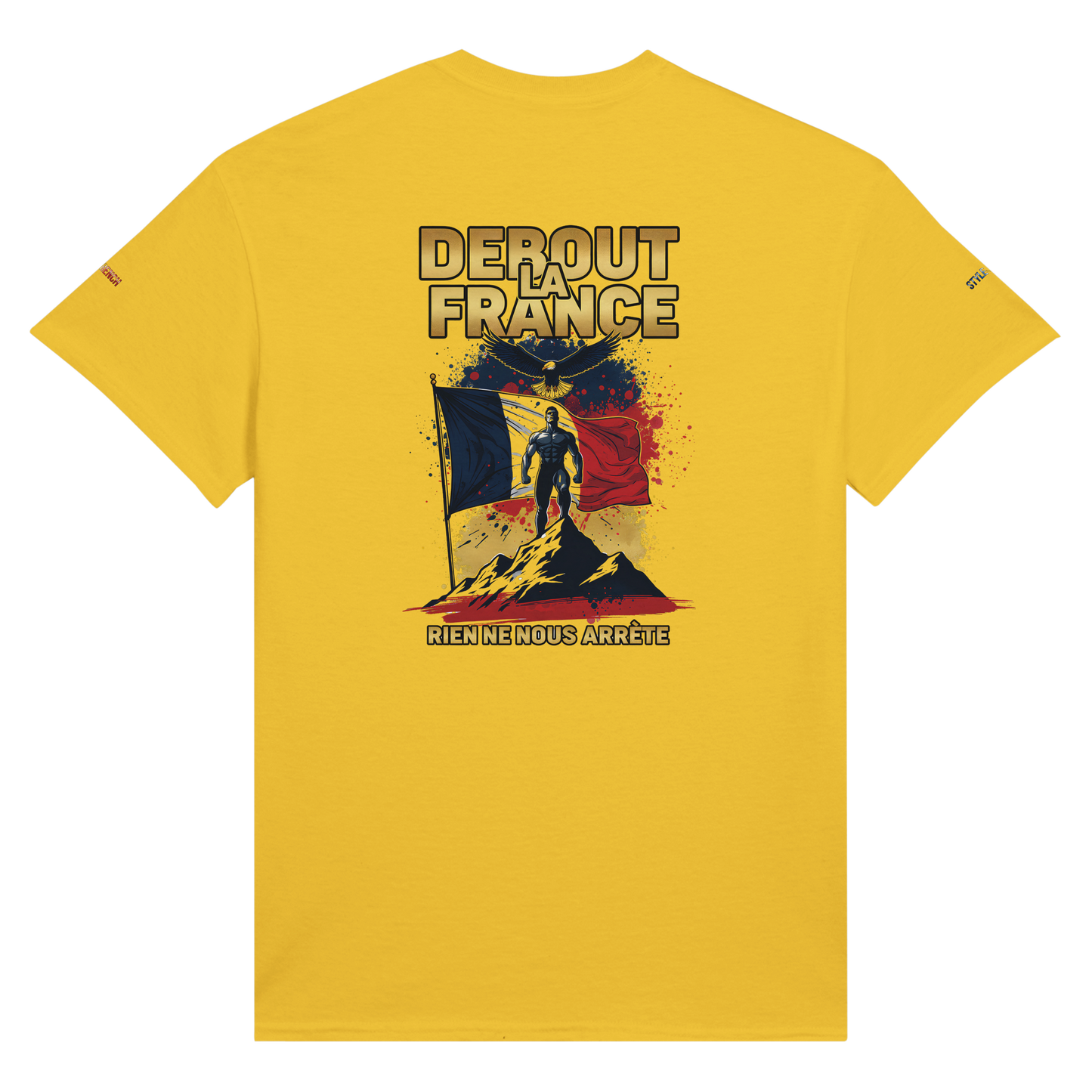 T-Shirt "Debout la France" | Rundhalsausschnitt aus ultra Baumwolle | Gildan 2000