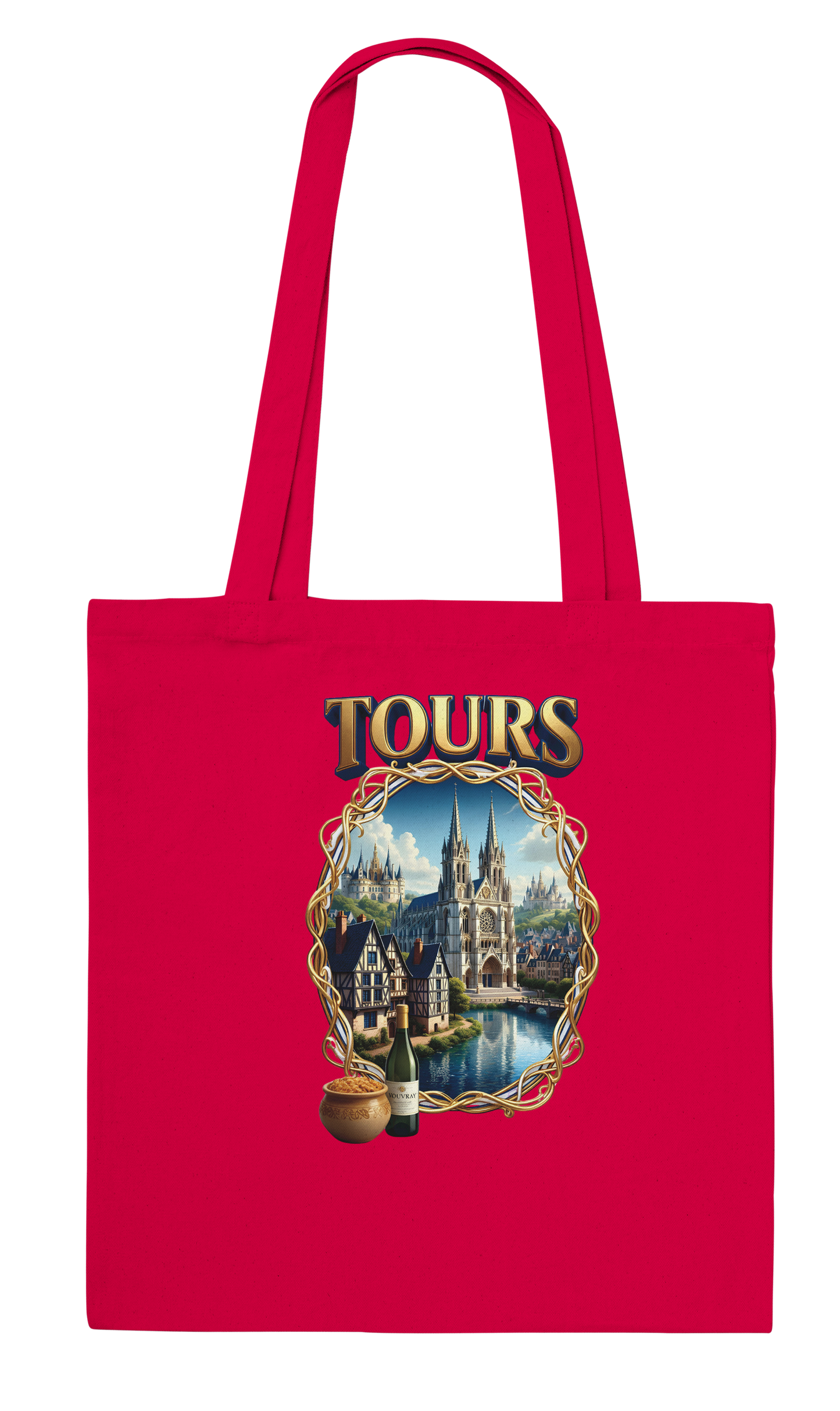 Stoffbeutel Tours, Stadt in Frankreich