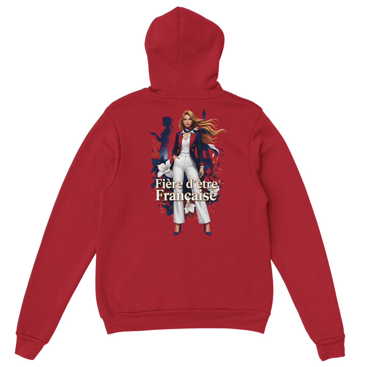 Sweat à capuche fière d'être française   – Doux, chaud et confortable pour l'hiver