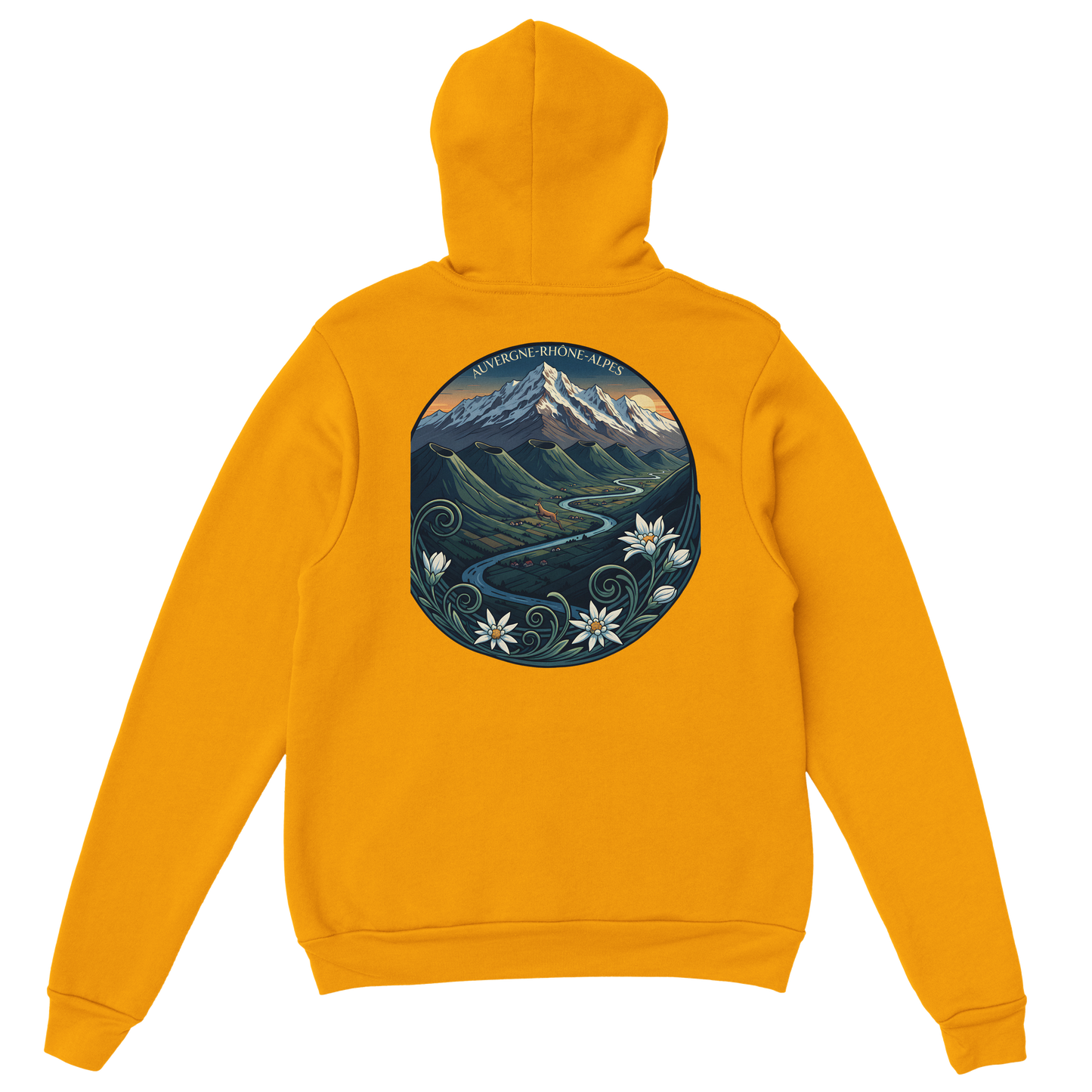 Klassischer Unisex-Kapuzenpullover Auvergne-Rhône-Alpes | Gildan® 18500