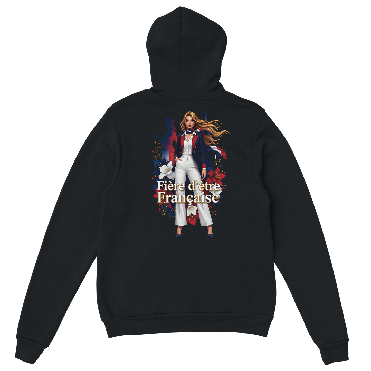 Sweat à capuche fière d'être française   – Doux, chaud et confortable pour l'hiver