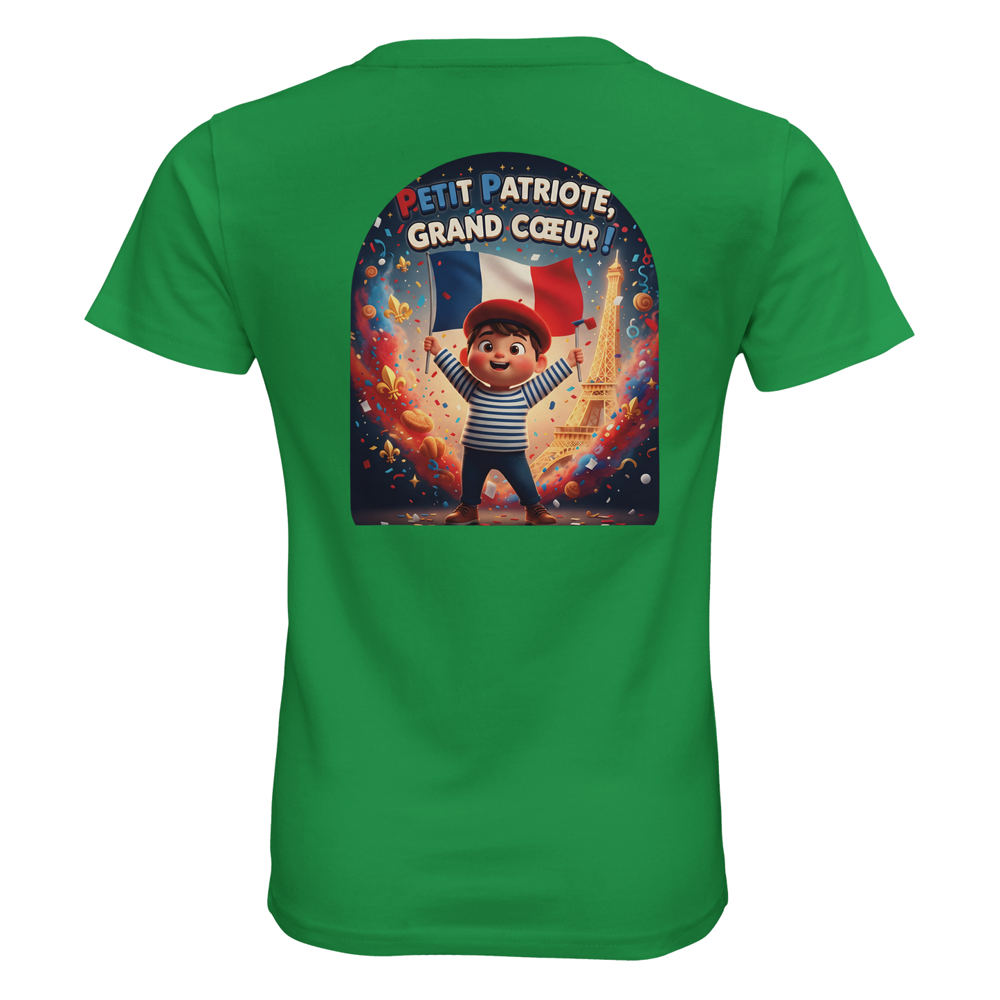 T-shirt Enfant Petit Patriote - Coton Bio Confortable