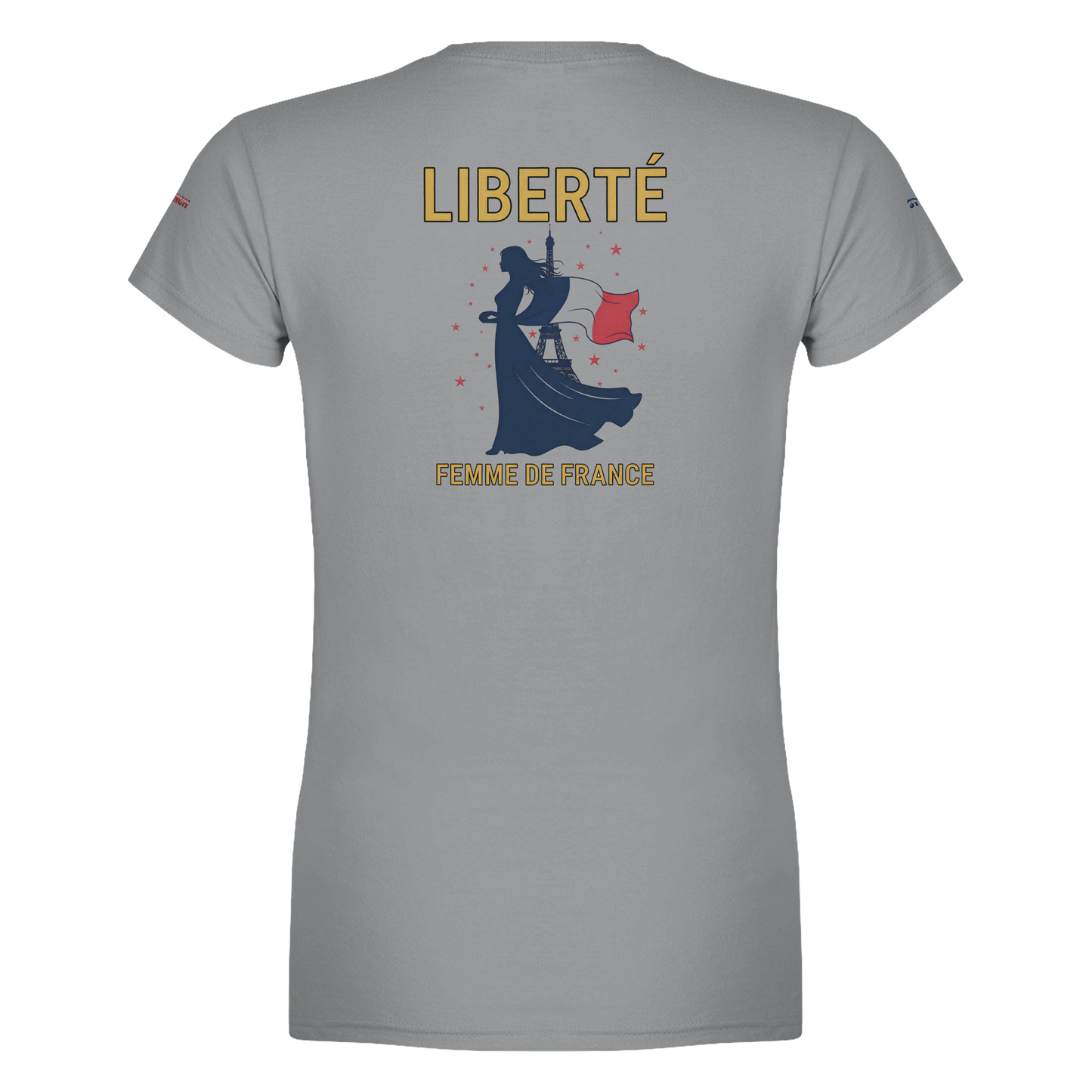 T-Shirt Freiheit Damen französischer Stil klassischer Rundhalsausschnitt | Gildan® 64000L