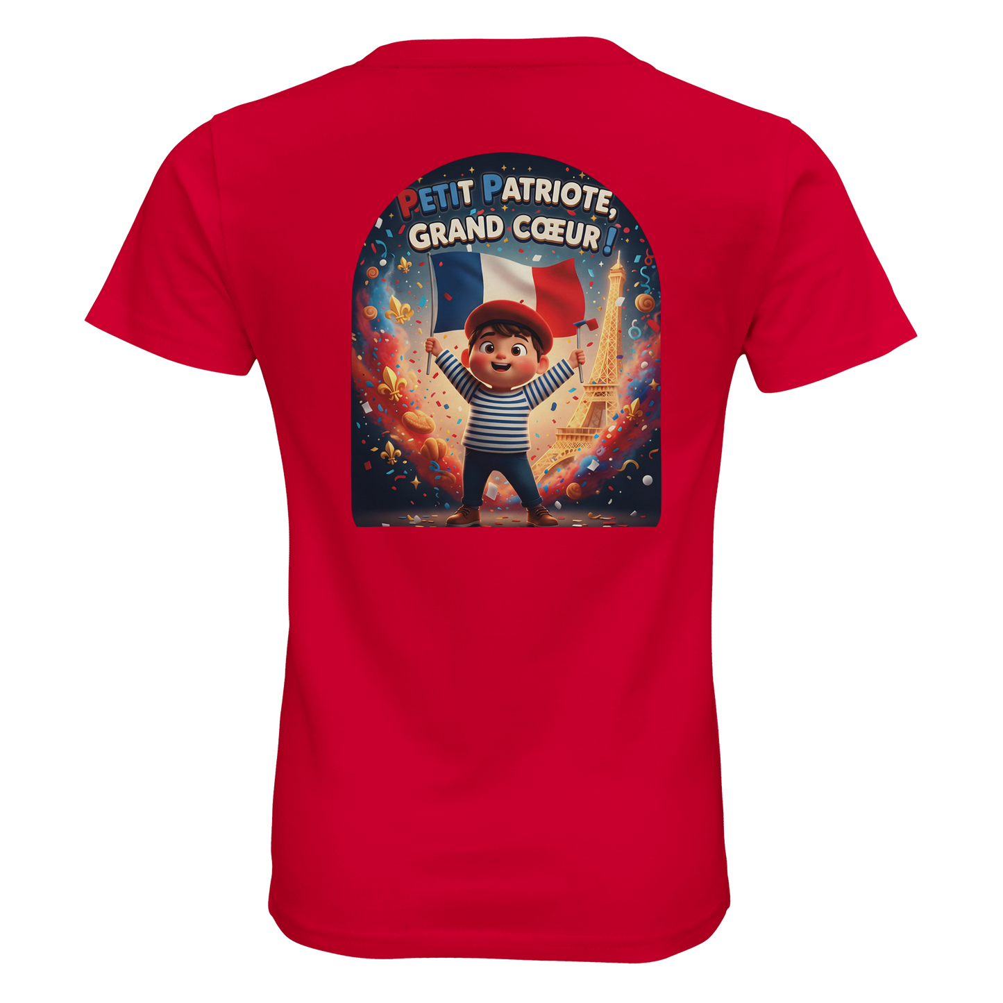 T-shirt Enfant Petit Patriote - Coton Bio Confortable