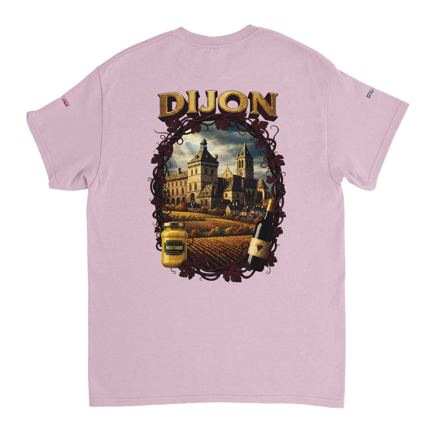 Unisex T-Shirt Dijon Stadt Frankreich dick Rundhals | Gildan® 5000