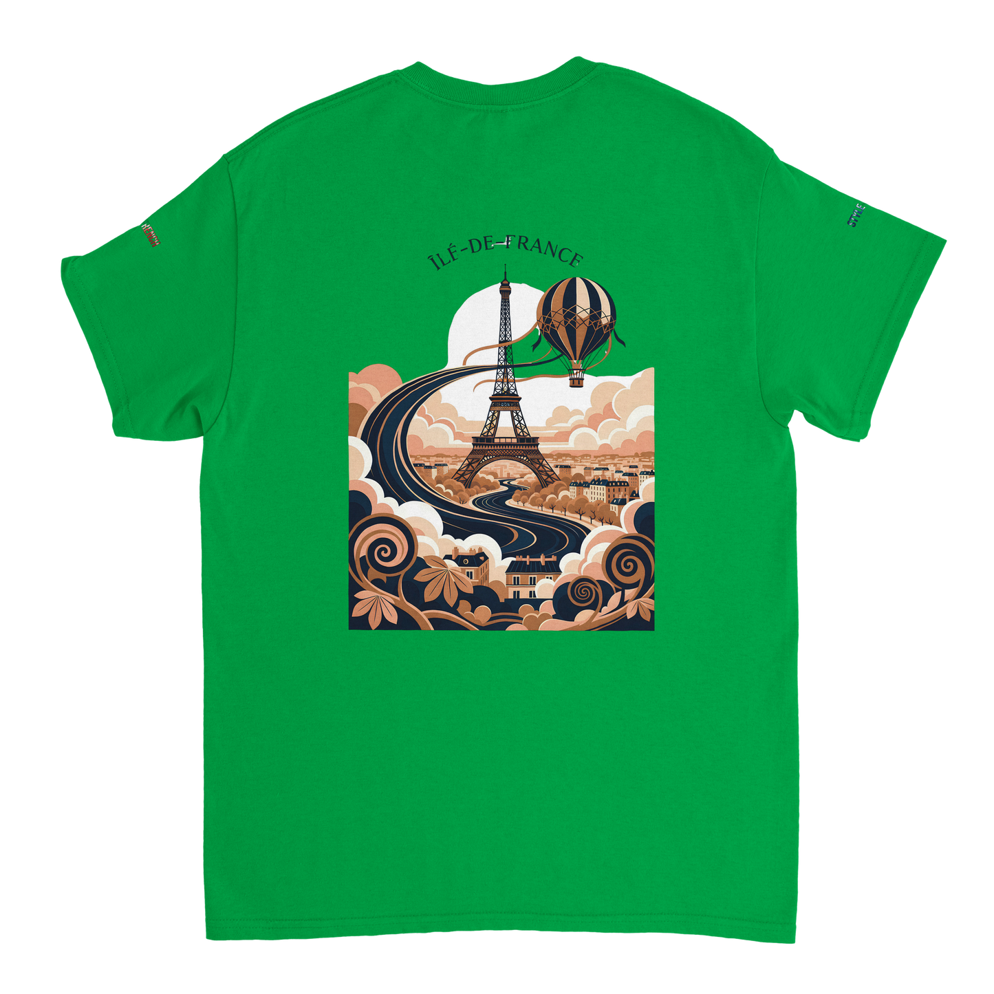 Unisex T-Shirt Île-de-France dick rundhals | Gildan® 5000