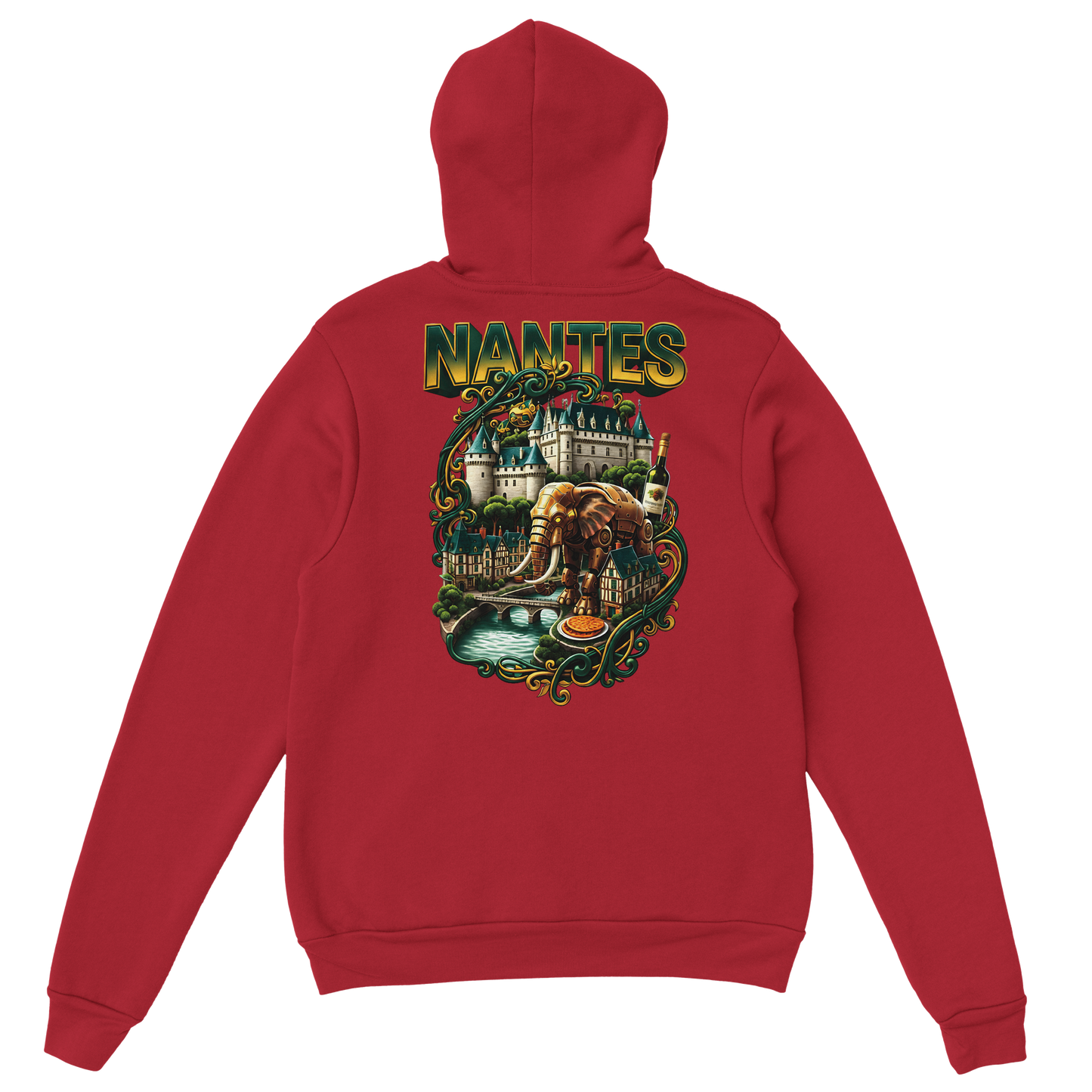 Unisex-Kapuzenpullover Nantes Stadt Frankreich klassisch | Gildan® 18500
