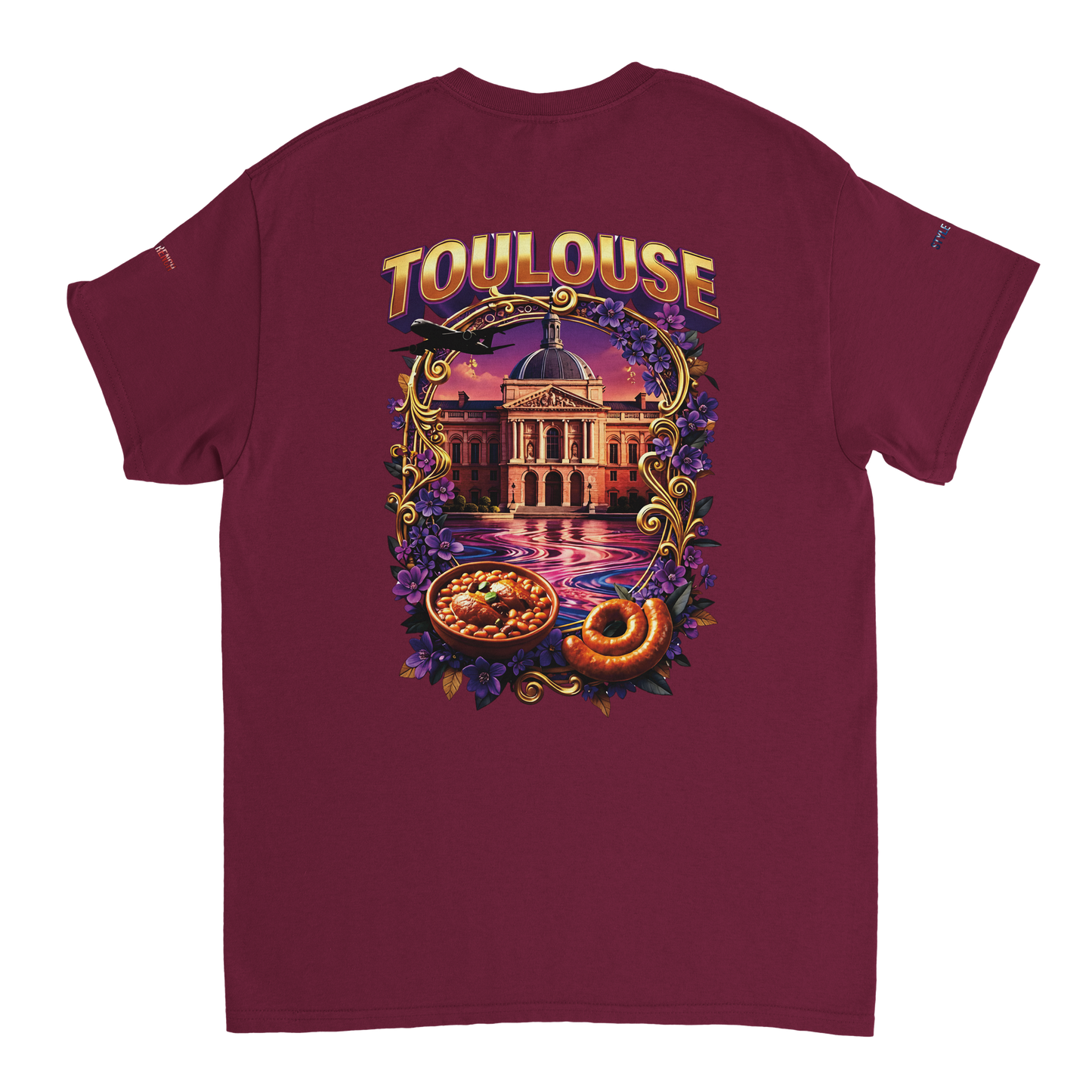 - Unisex Toulouse city of France heavy crewneck t-shirt | Gildan® 5000