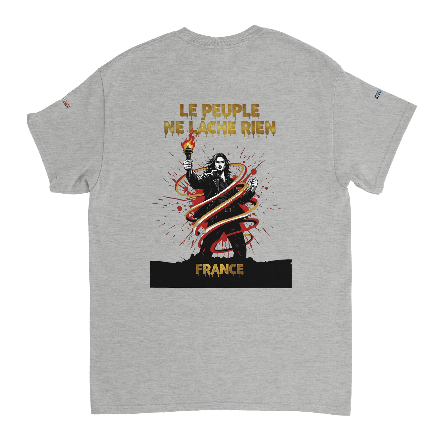 T-shirt Homme Le Peuple Ne Lâche Rien - Coton Premium