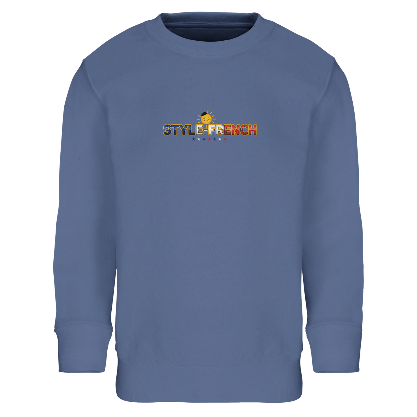 Sweat-shirt fille "Petites Françaises au Grand Cœur" – Confort Éco-Responsable