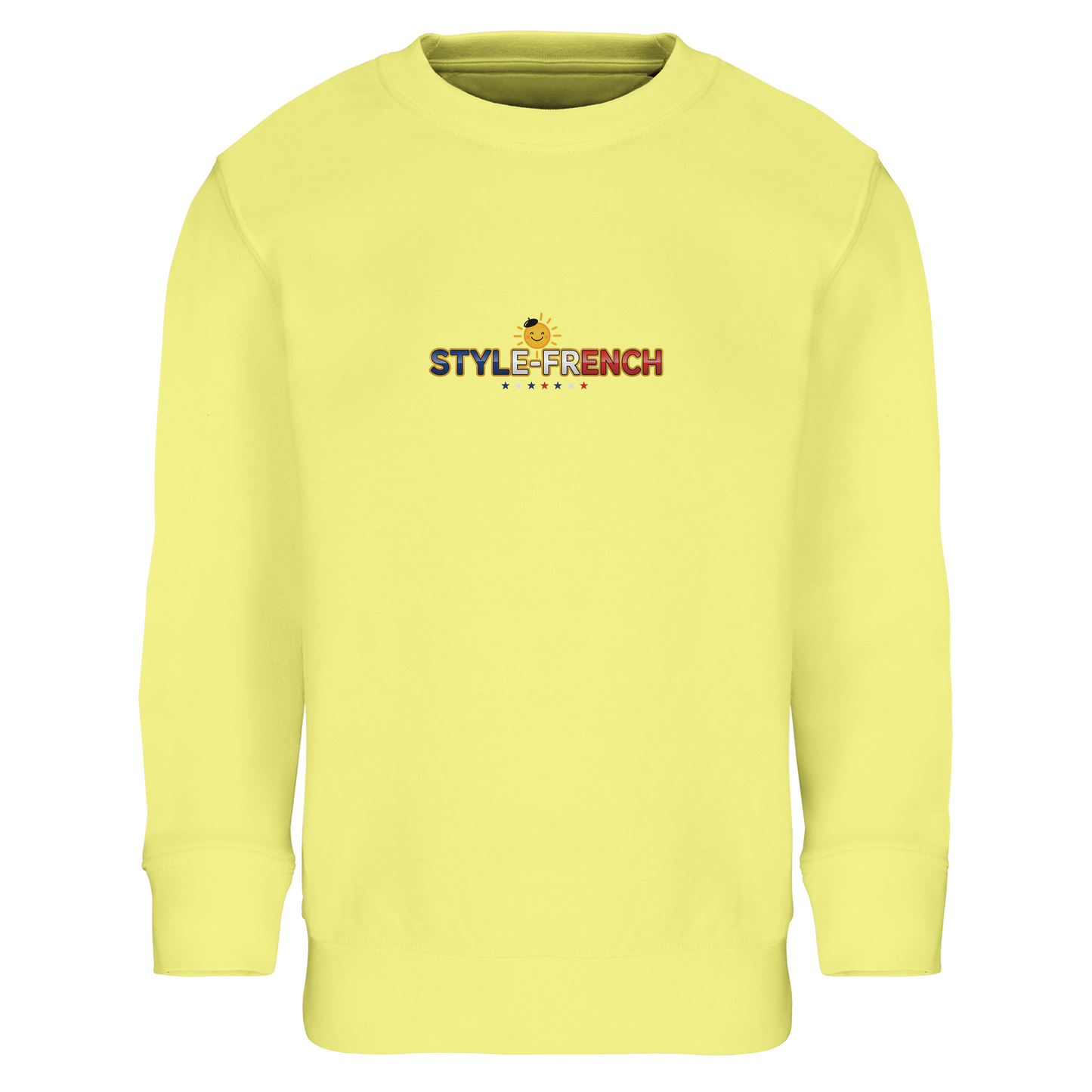 Sweatshirt im französischen Stil für kleine Chefinnen mit großem Talent, aus recyceltem Mischgewebe | SOL'S Columbia Kids 04239
