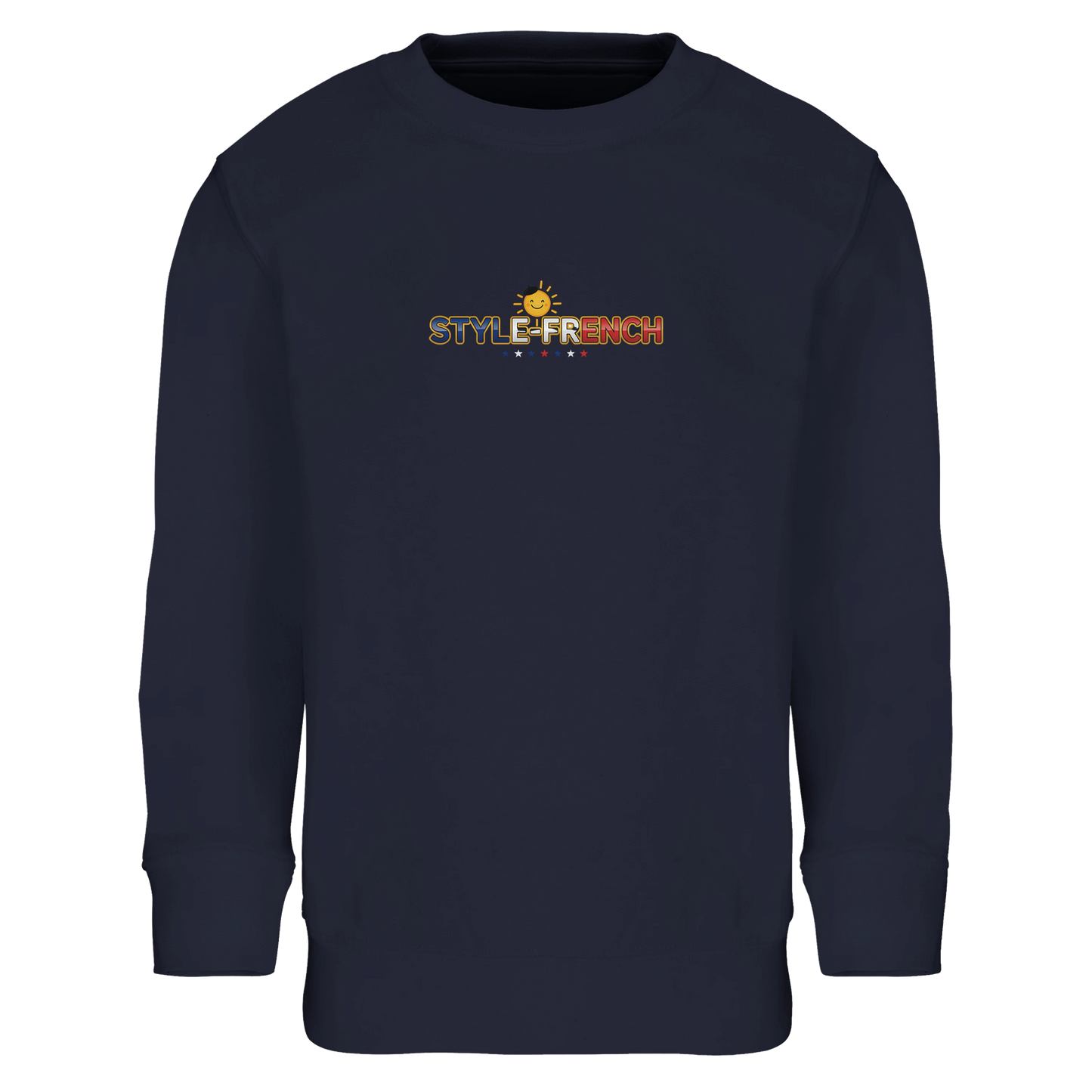 Jungen-Sweatshirt kleiner Franzose in den Sternen | SOL'S Columbia Kids 04239 recycelte Mischung