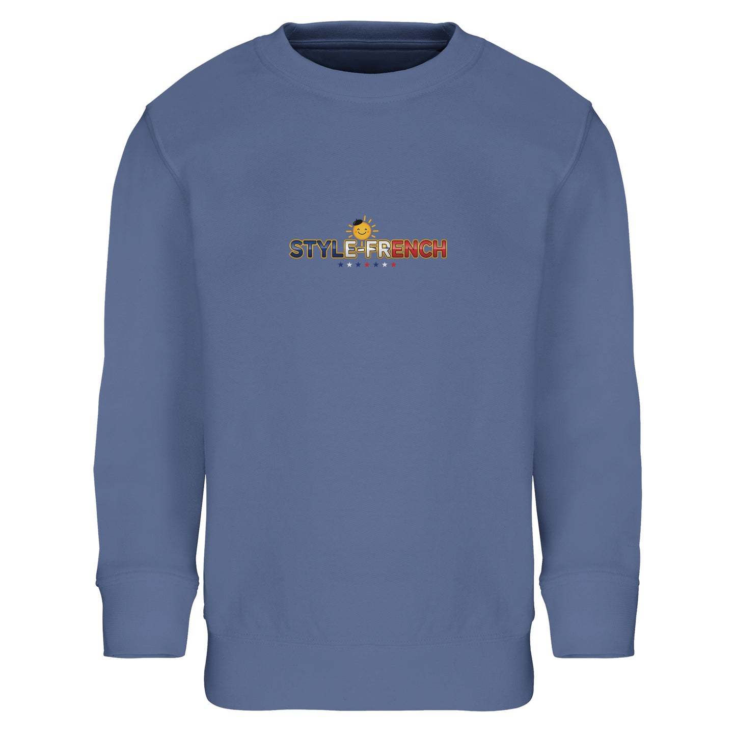 Mädchen-Sweatshirt im französischen Stil „la France dans mon cœur“ aus recyceltem Mischgewebe | SOL'S Columbia Kids 04239