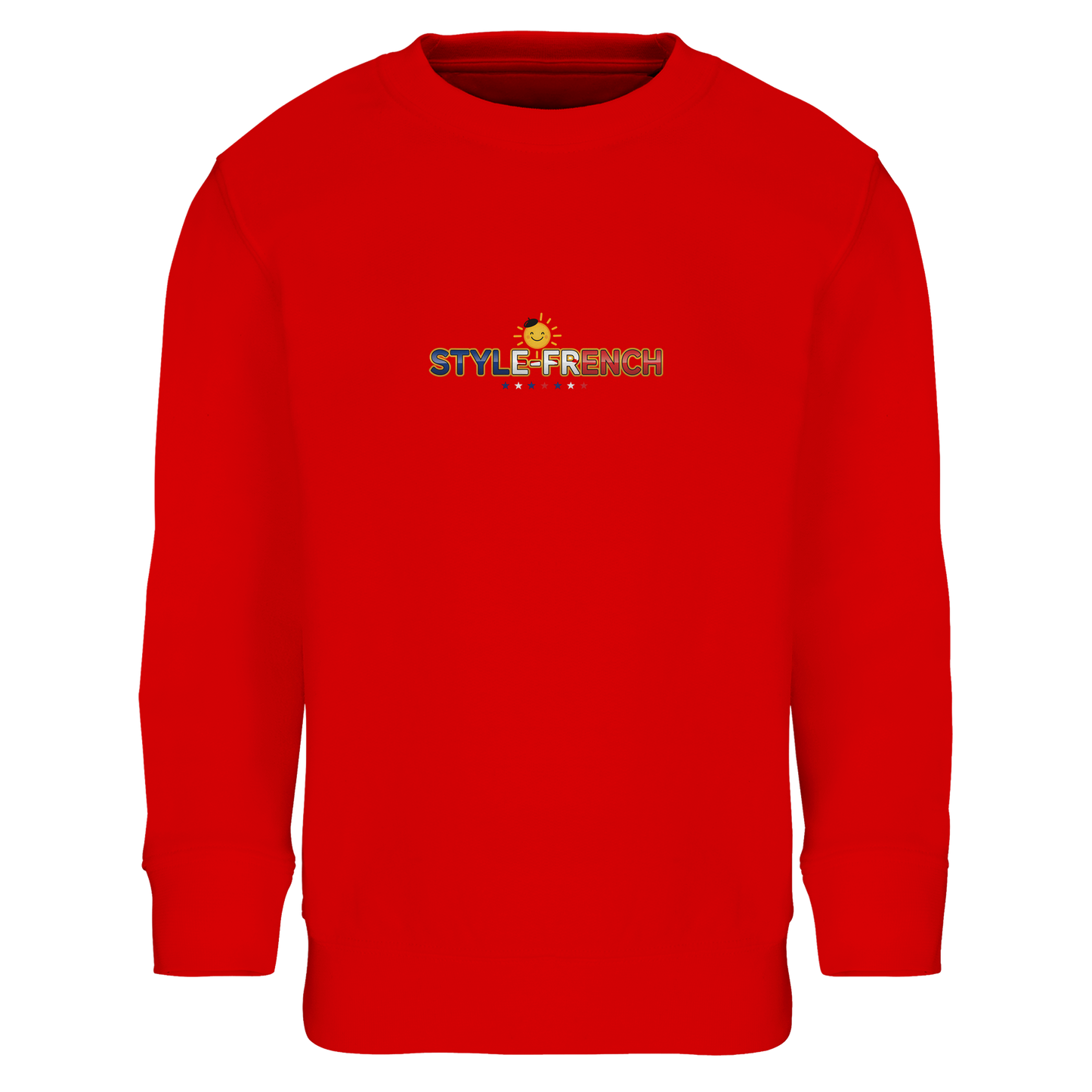 Sweatshirt im französischen Stil für kleine Chefinnen mit großem Talent, aus recyceltem Mischgewebe | SOL'S Columbia Kids 04239