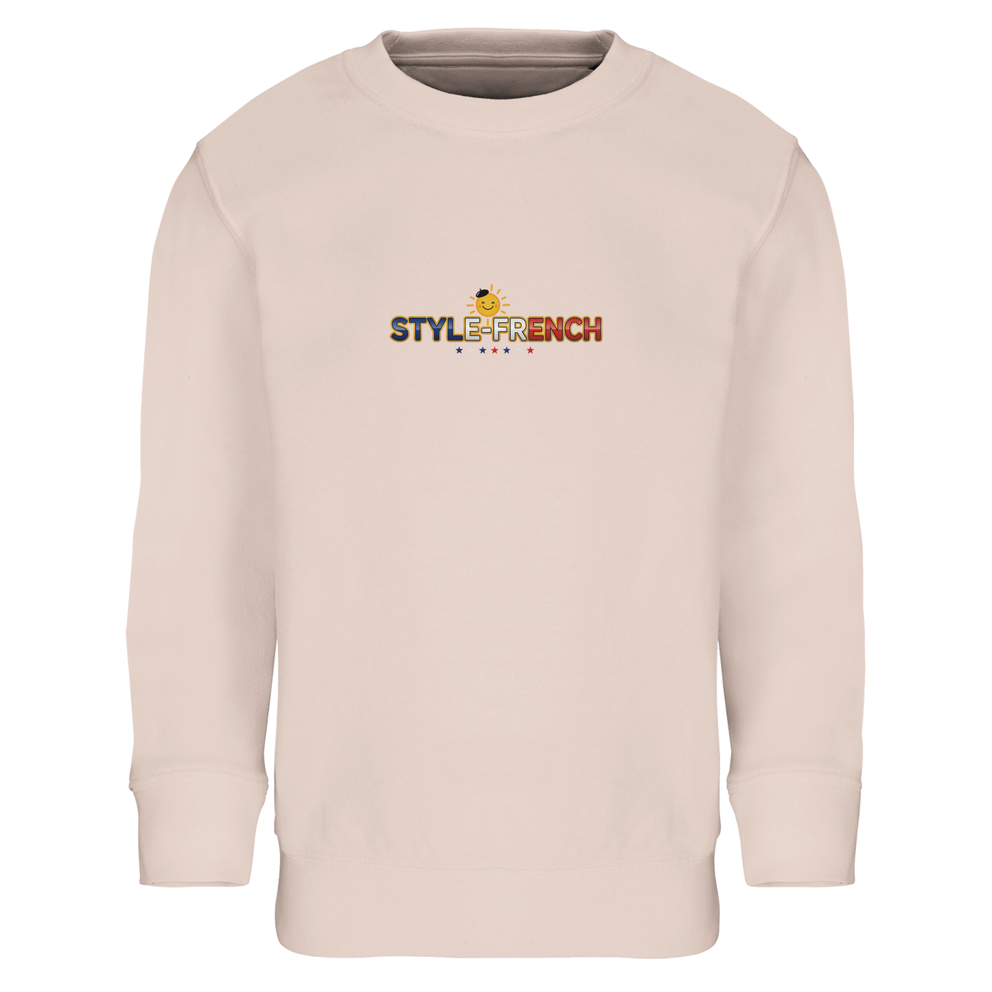 Sweatshirt im französischen Stil für kleine Chefinnen mit großem Talent, aus recyceltem Mischgewebe | SOL'S Columbia Kids 04239